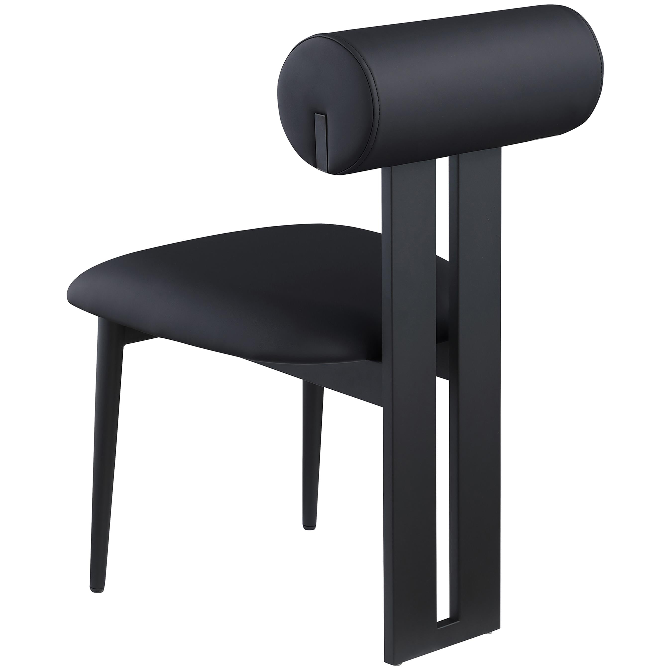 Meridian Dario Black Vegan Leather Dining Chair