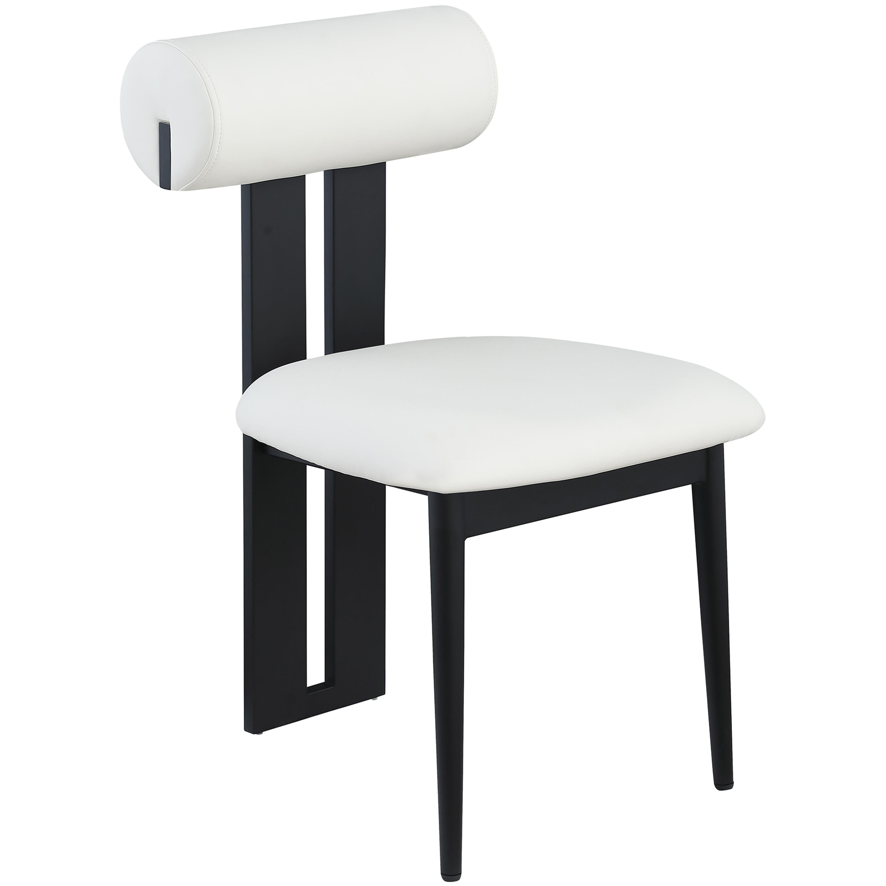 Meridian Dario Cream Vegan Leather Dining Chair