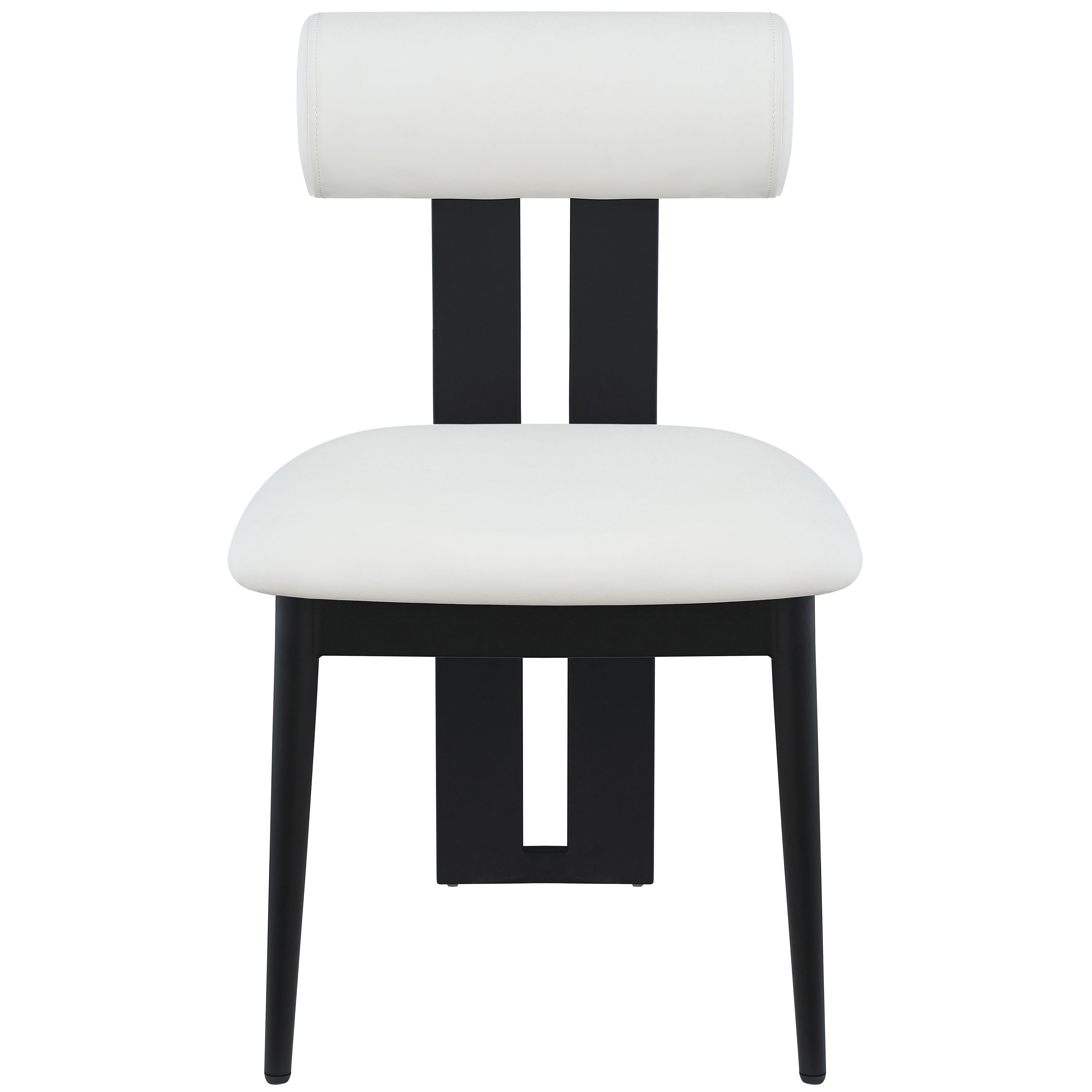 Meridian Dario Cream Vegan Leather Dining Chair