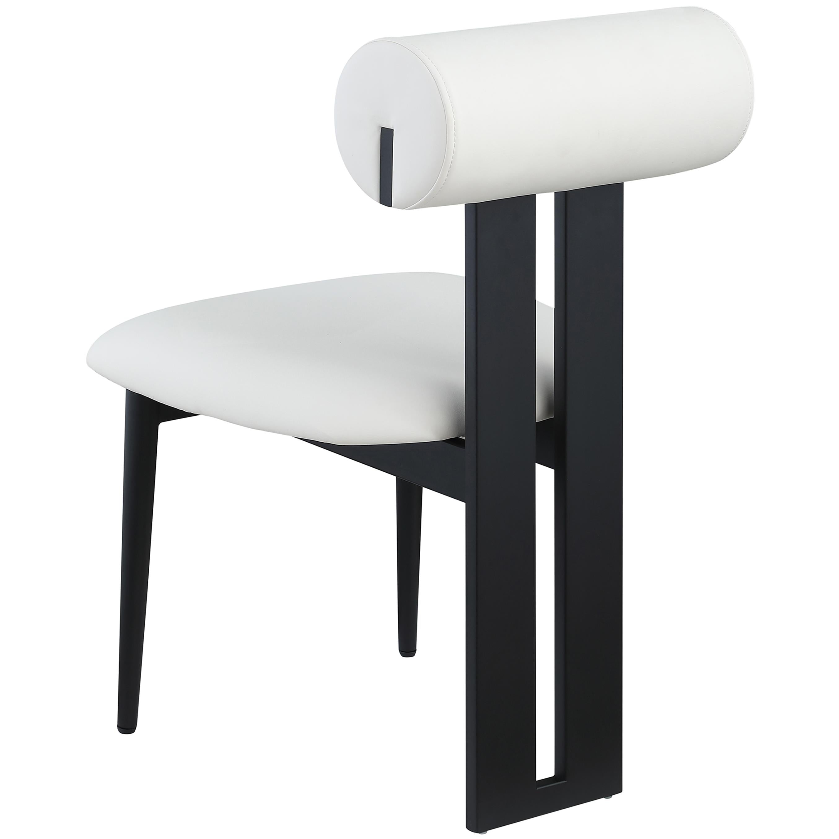 Meridian Dario Cream Vegan Leather Dining Chair