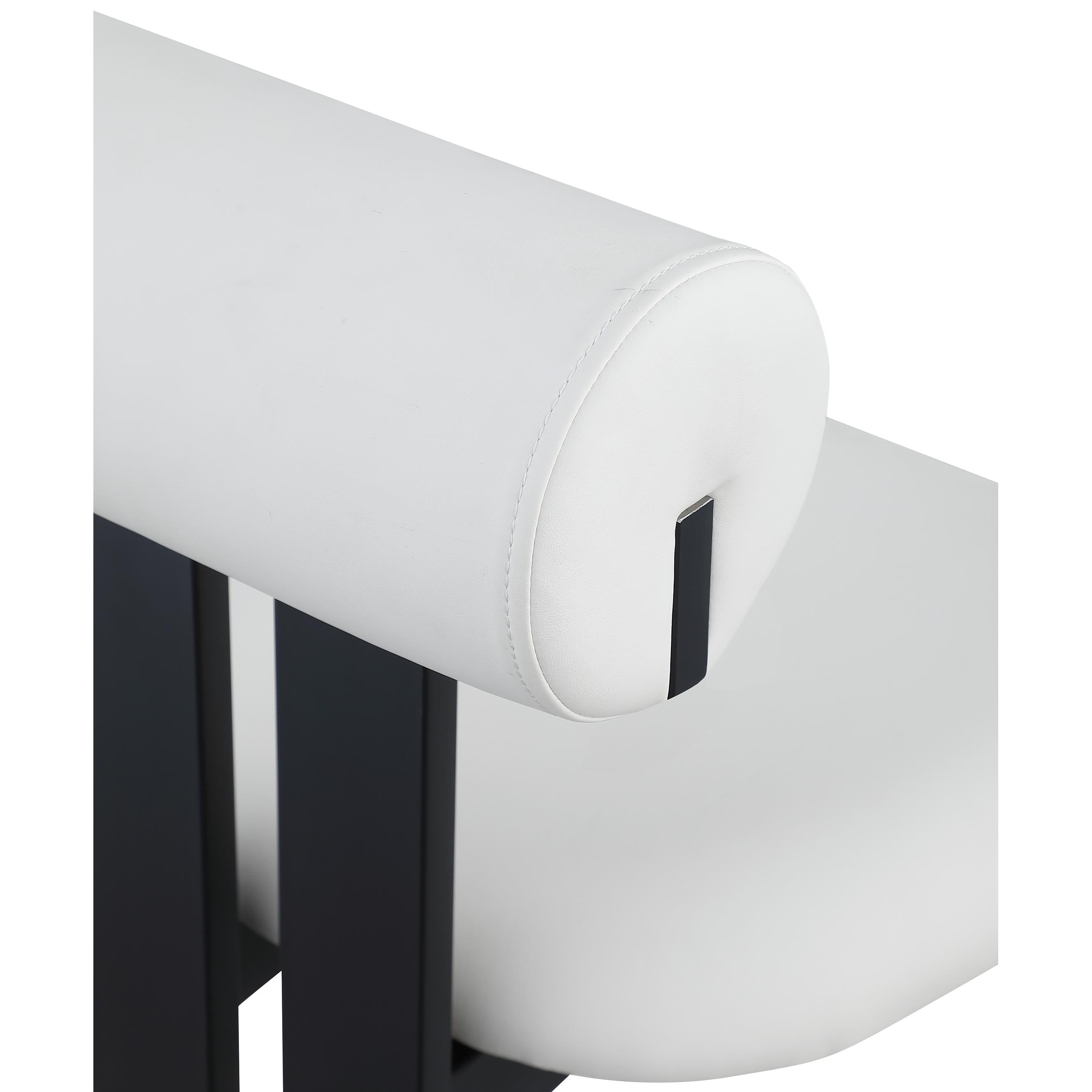 Meridian Dario Cream Vegan Leather Dining Chair