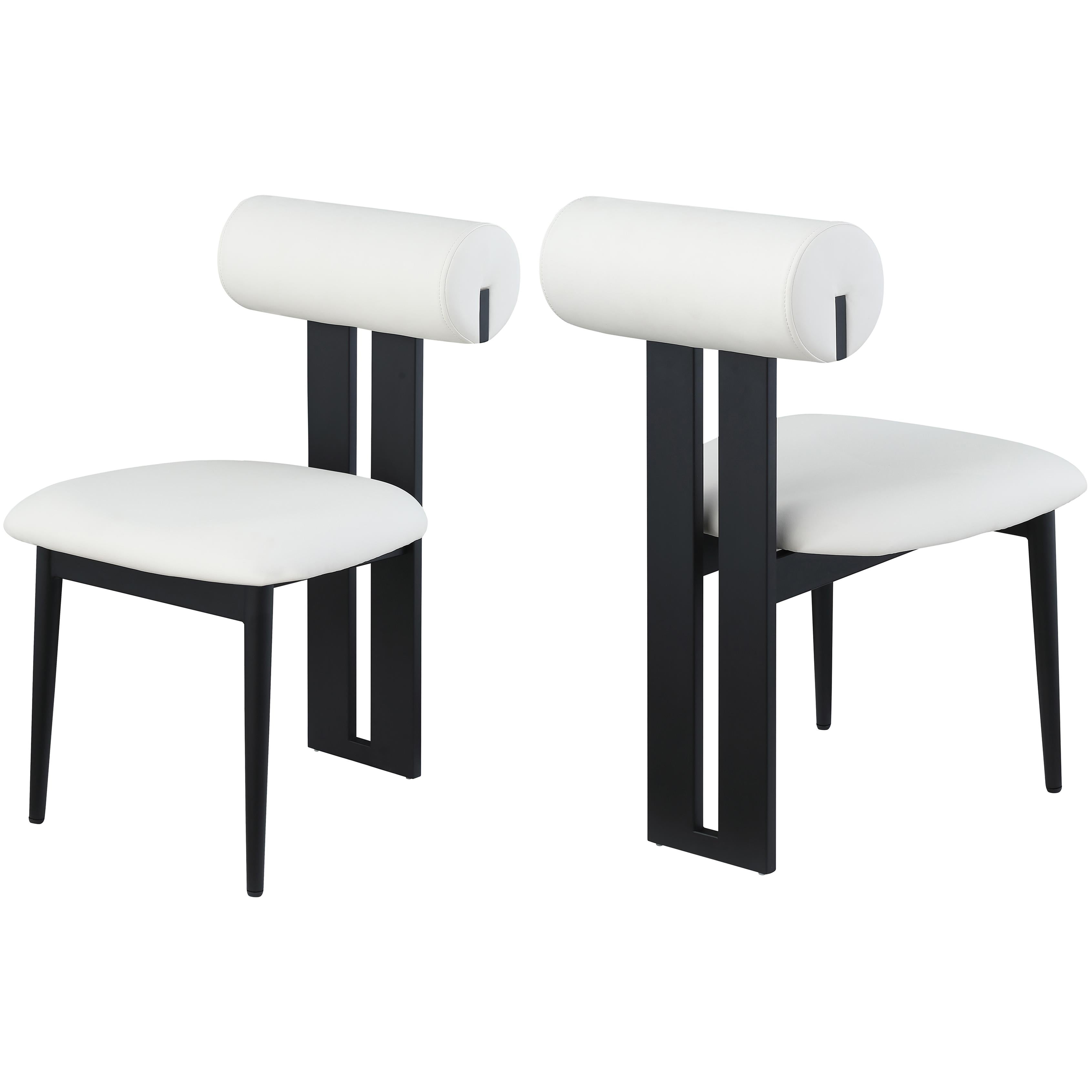 Meridian Dario Cream Vegan Leather Dining Chair