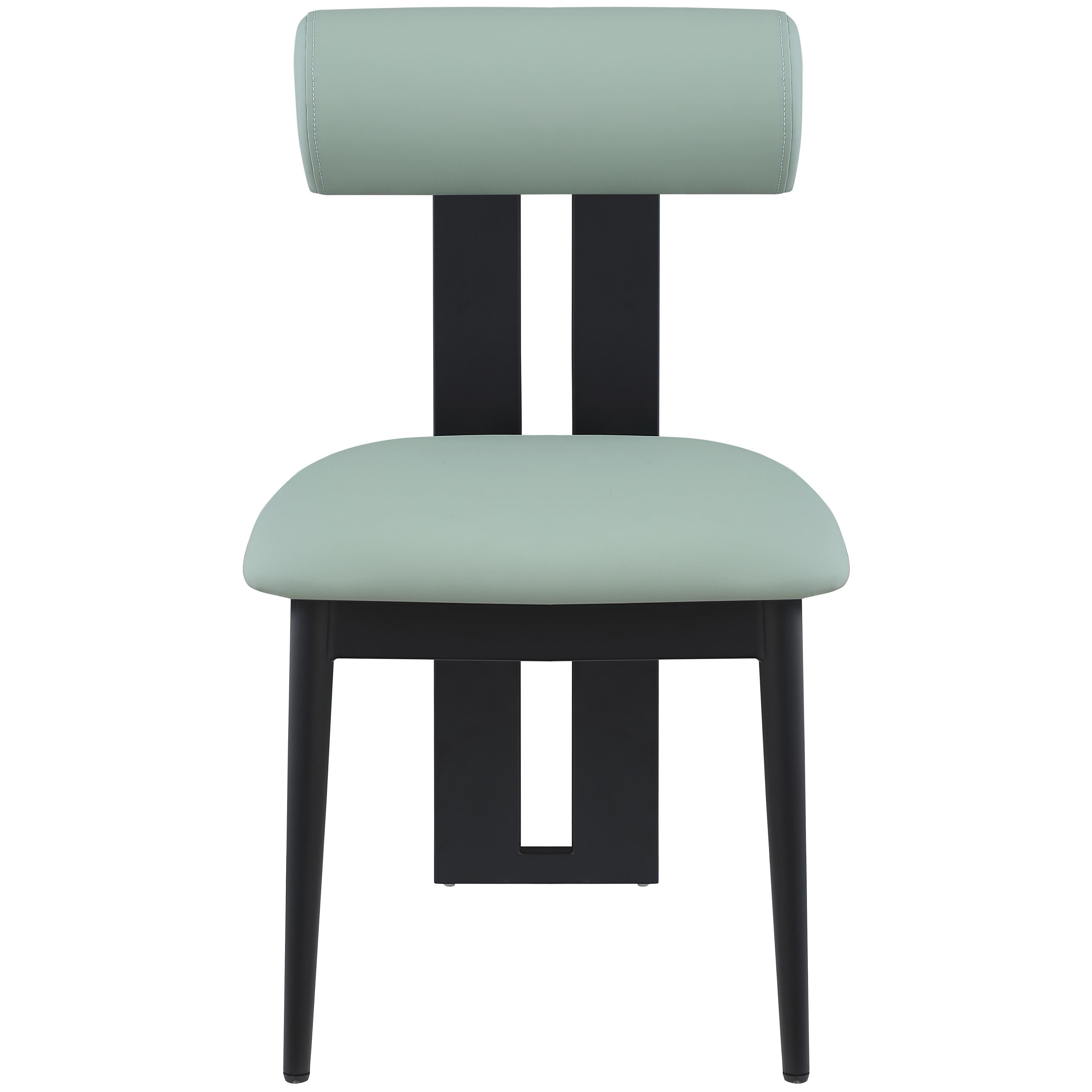 Meridian Dario Mint Vegan Leather Dining Chair