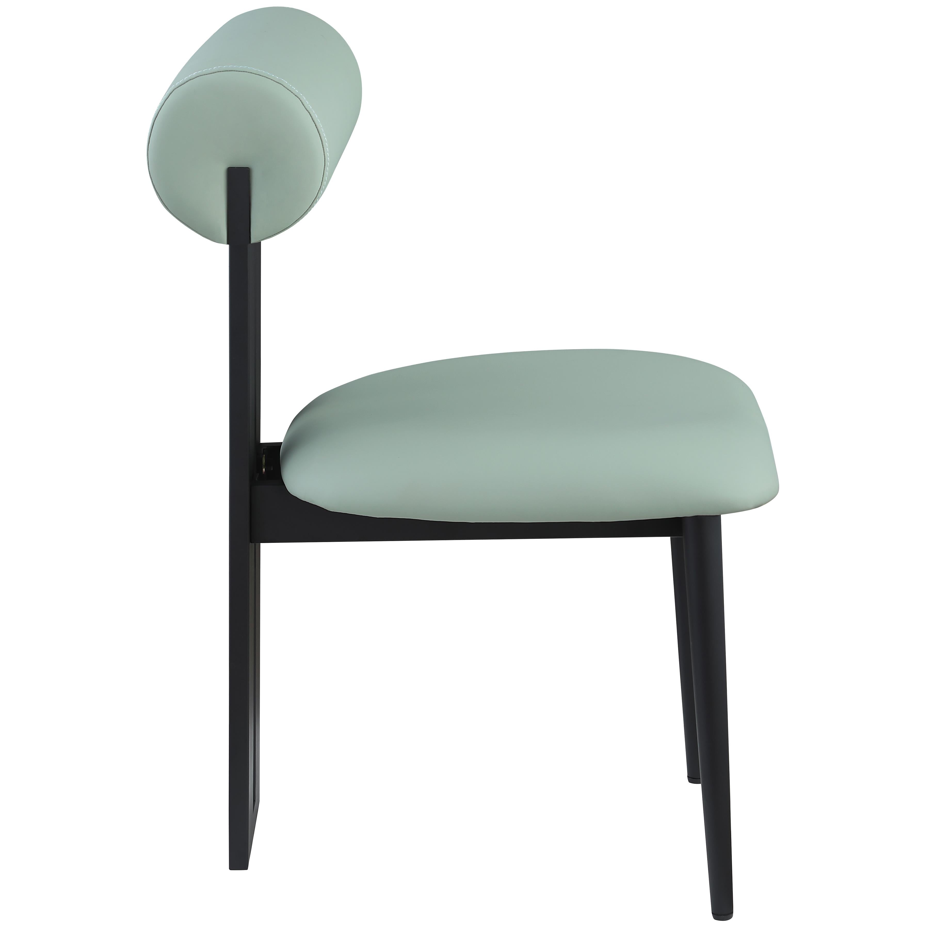 Meridian Dario Mint Vegan Leather Dining Chair
