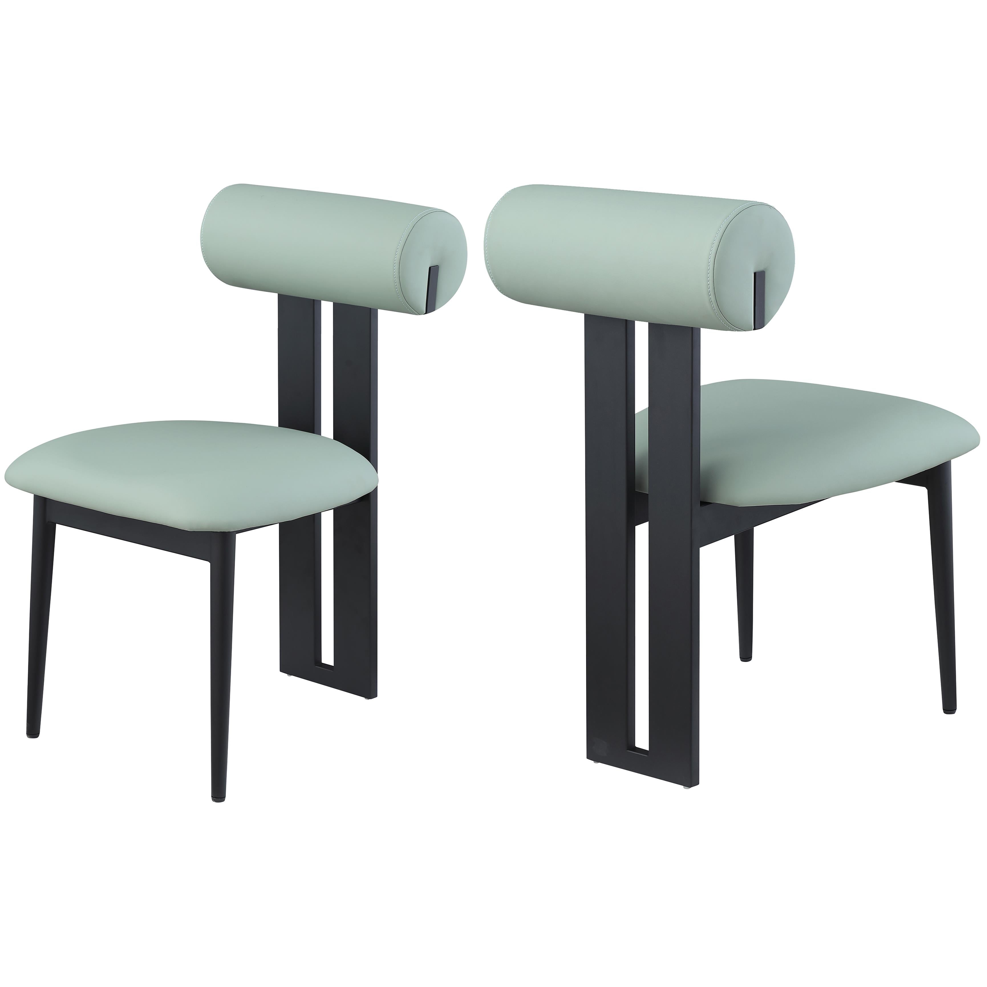 Meridian Dario Mint Vegan Leather Dining Chair