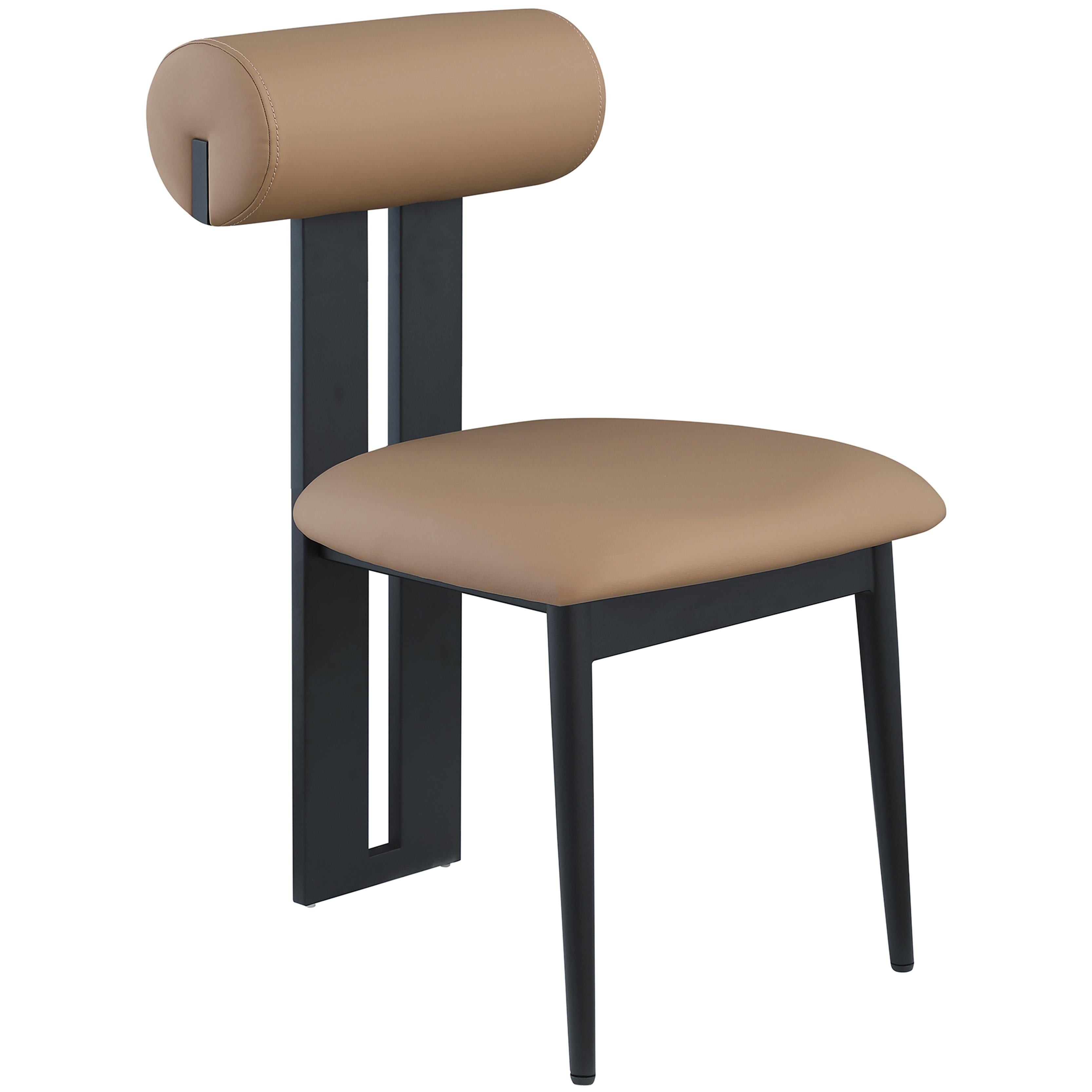 Meridian Dario Tan Vegan Leather Dining Chair