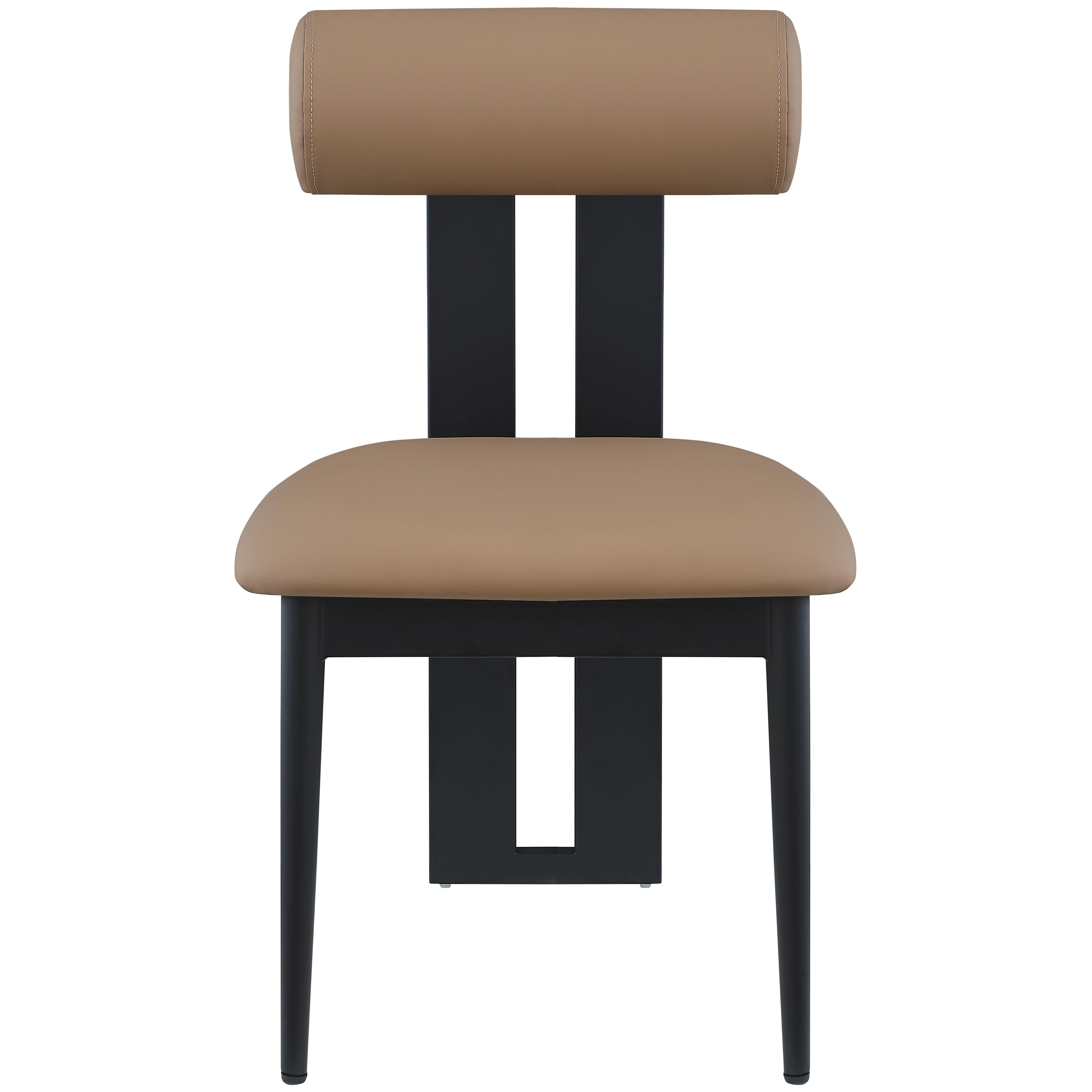 Meridian Dario Tan Vegan Leather Dining Chair