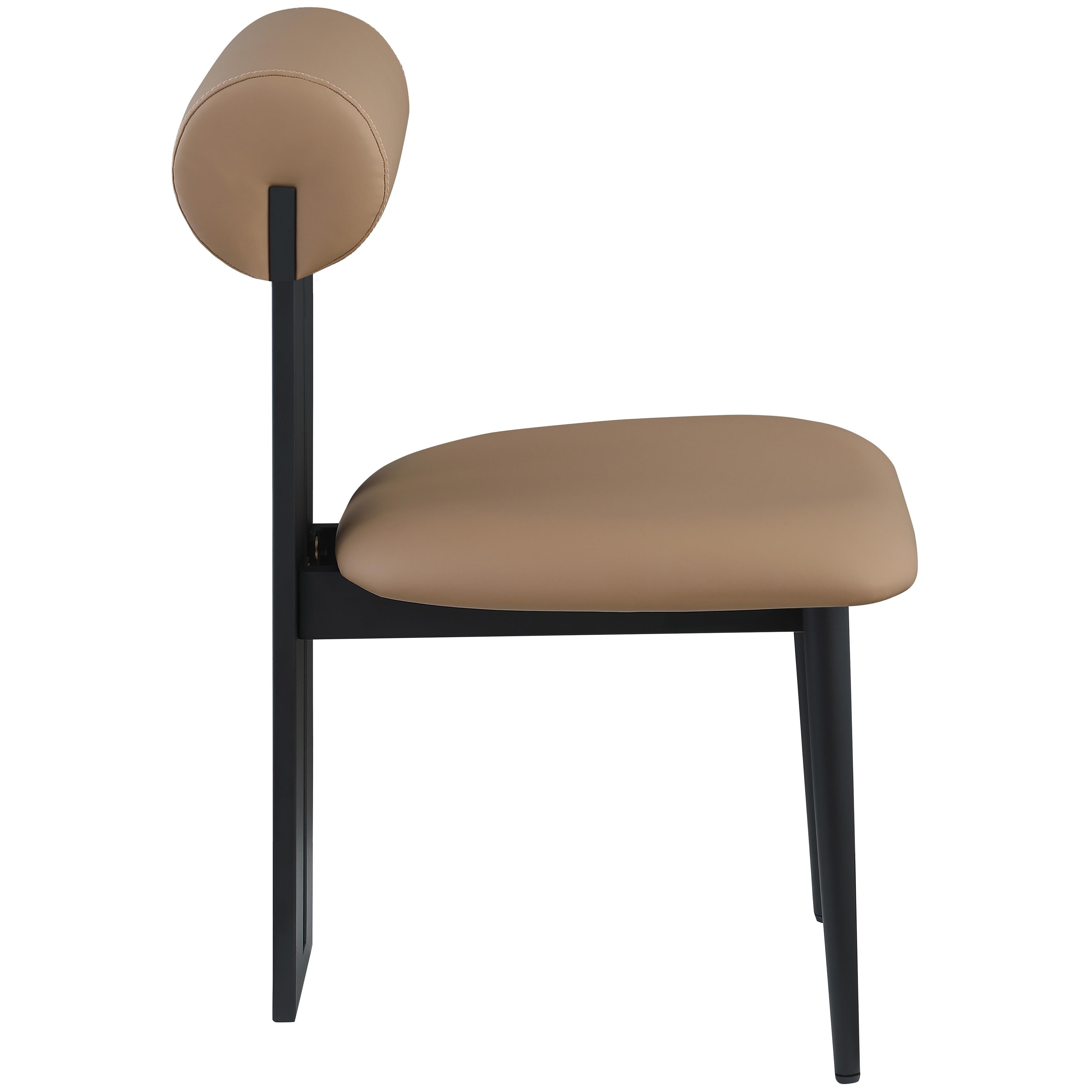 Meridian Dario Tan Vegan Leather Dining Chair