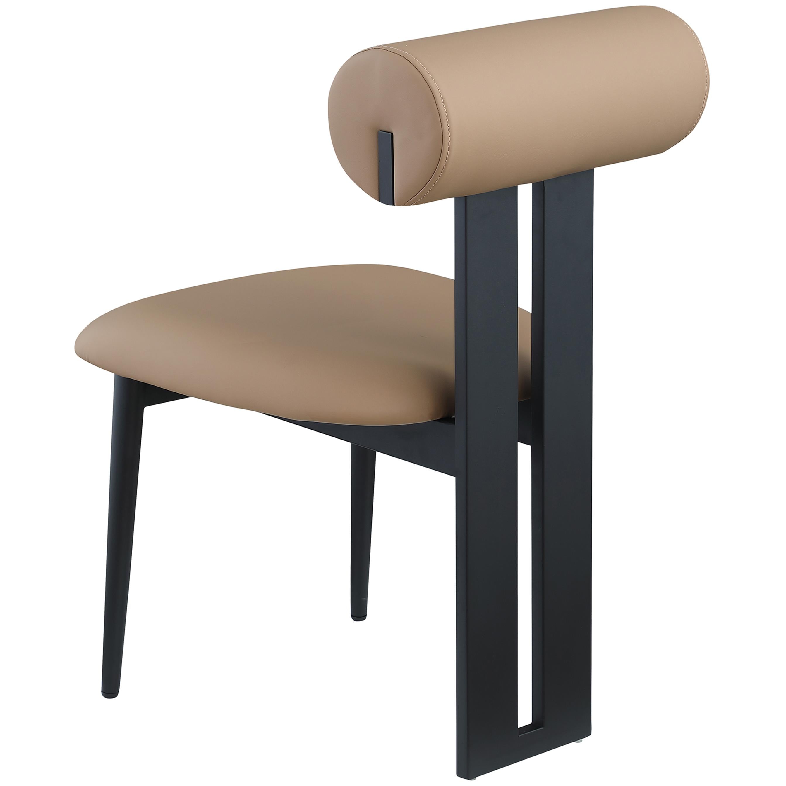 Meridian Dario Tan Vegan Leather Dining Chair