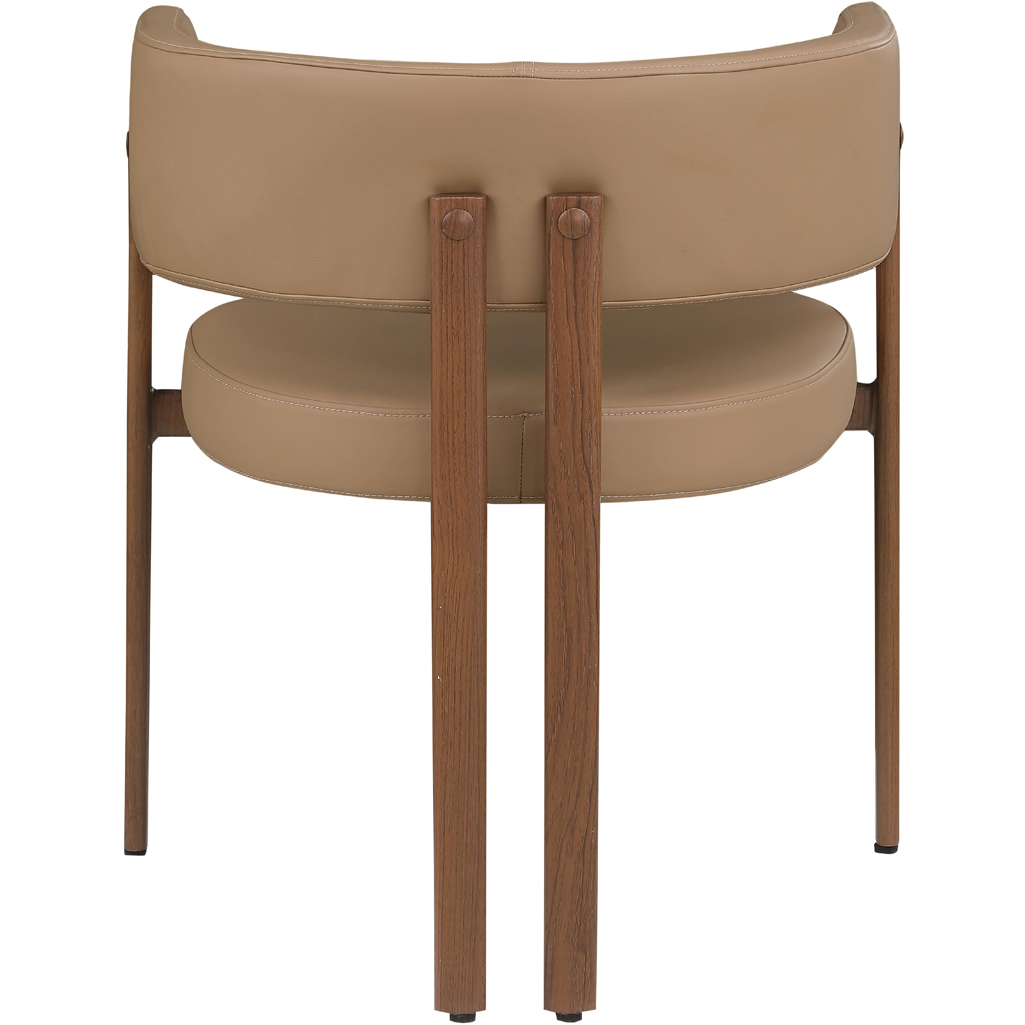 Meridian Gideon Tan Vegan Leather Dining Chair