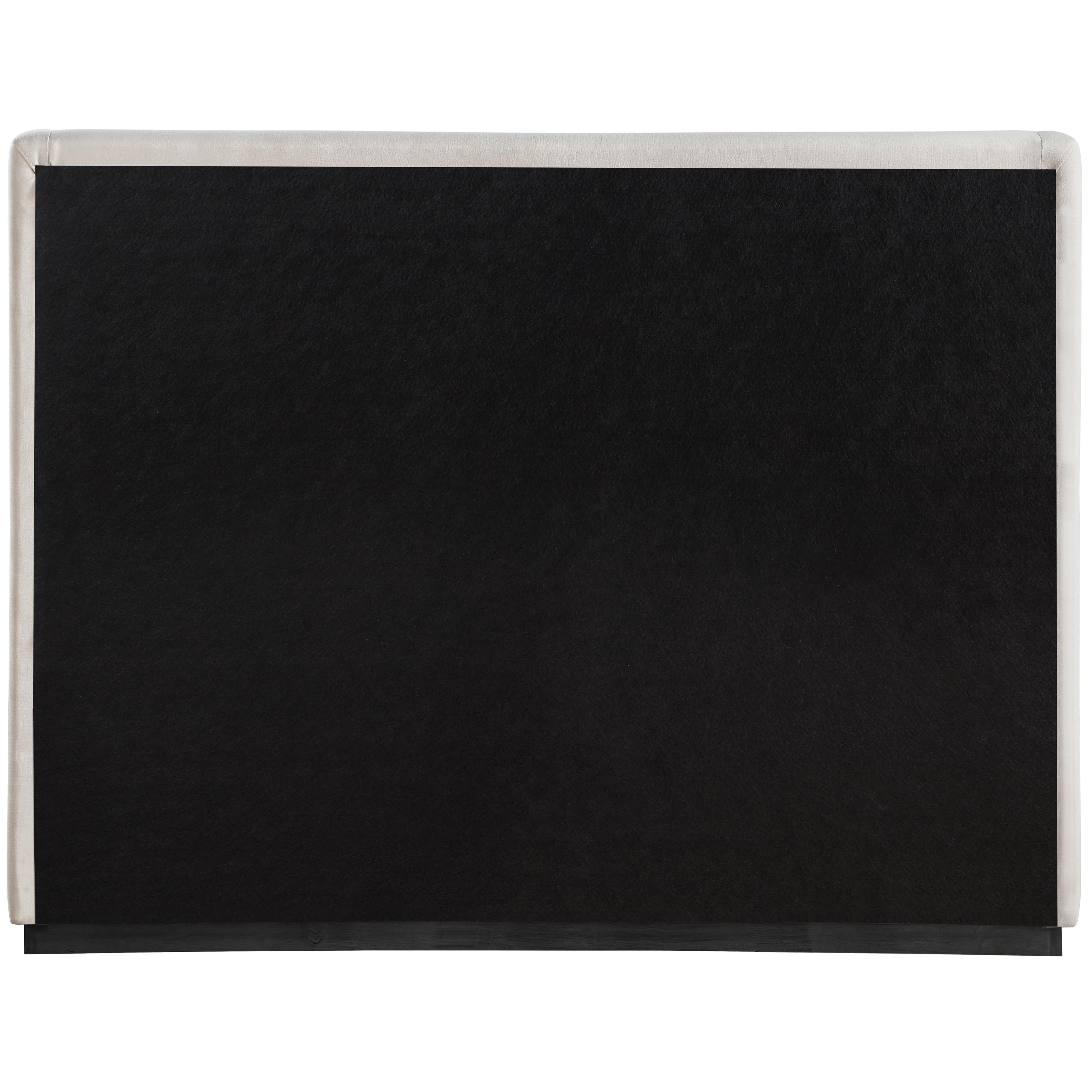 Meridian Flynn Beige Linen Textured Fabric Full Bed