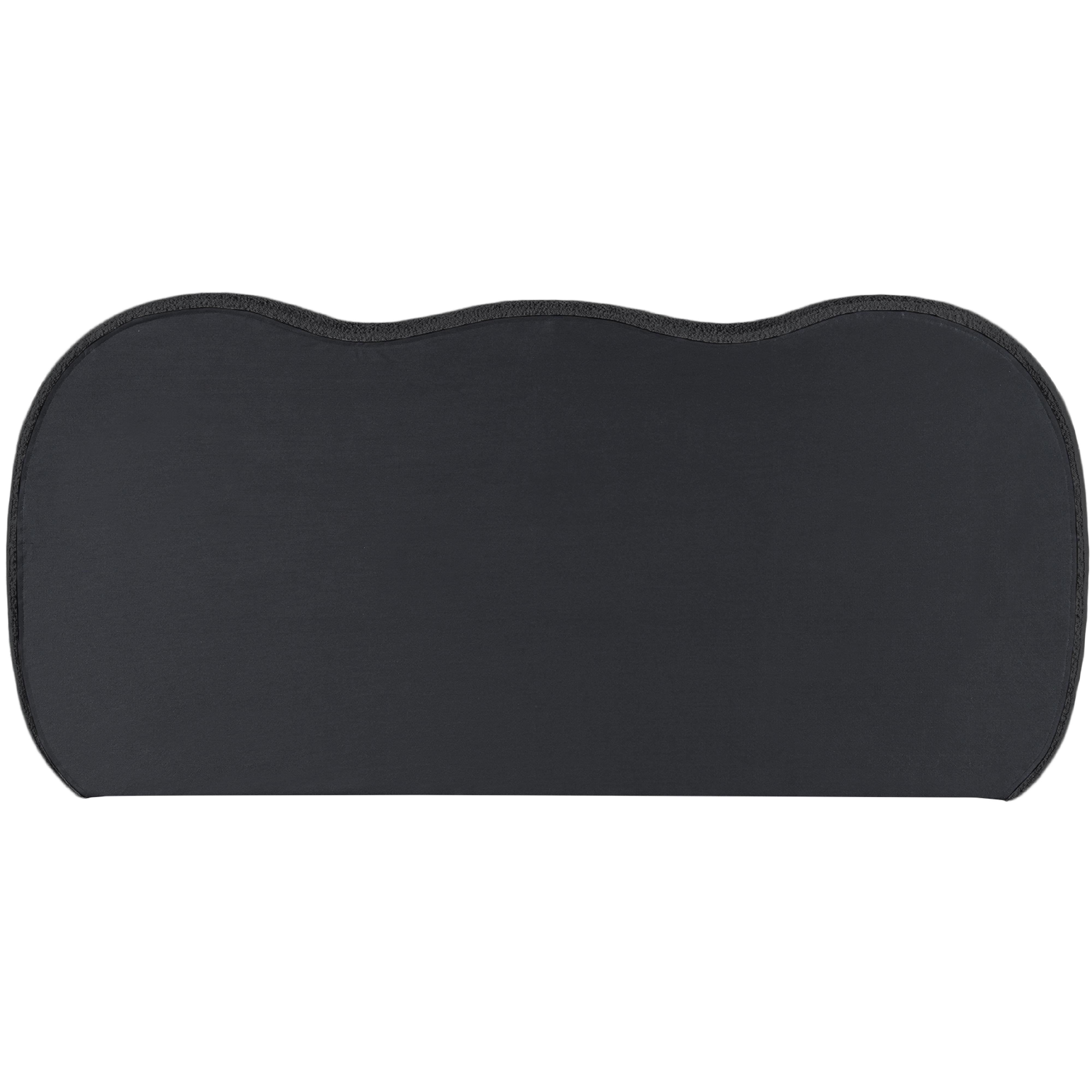 Meridian Hyde Black Boucle Fabric Queen Bed (3 Boxes)