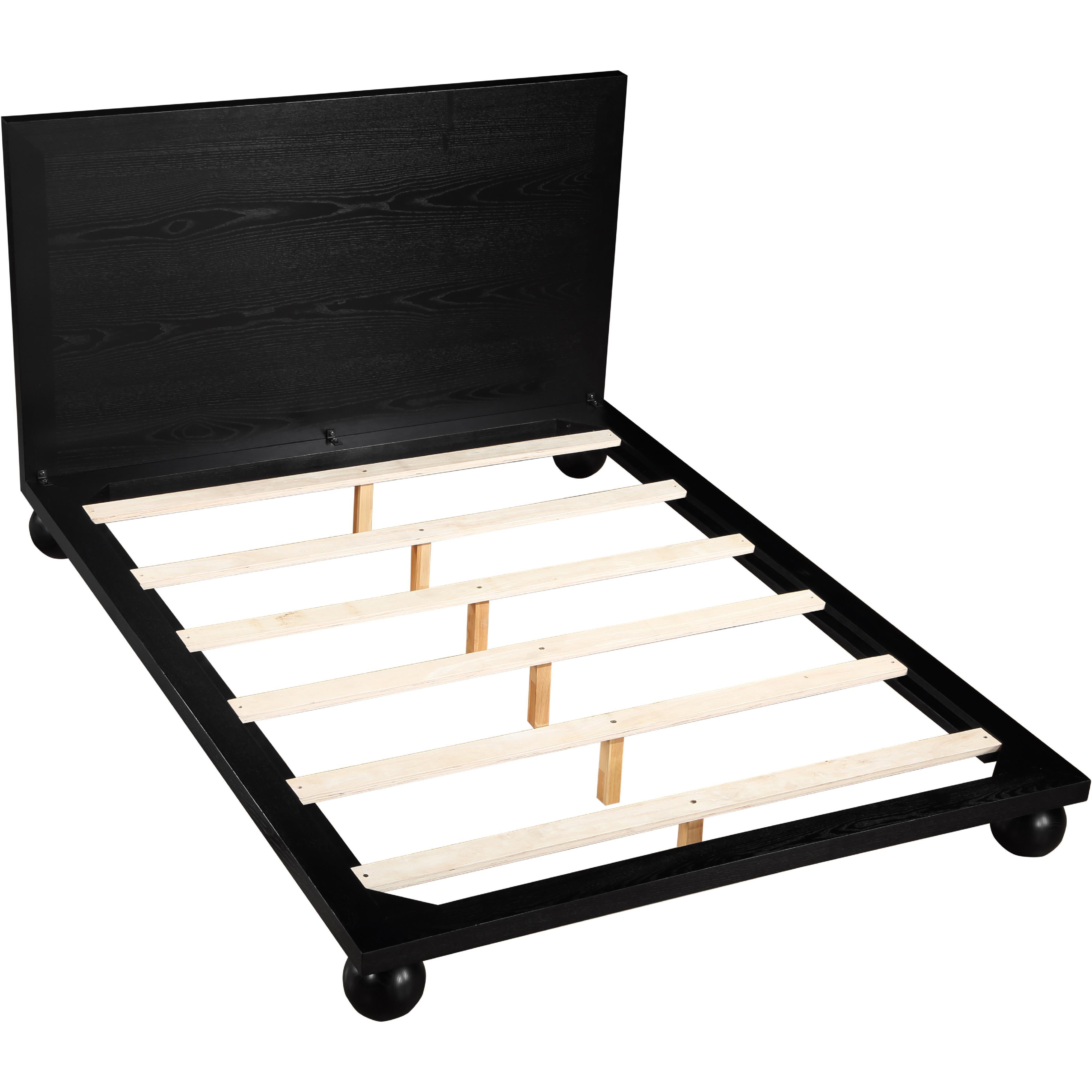 Meridian Kent Black Queen Bed (3 Boxes)