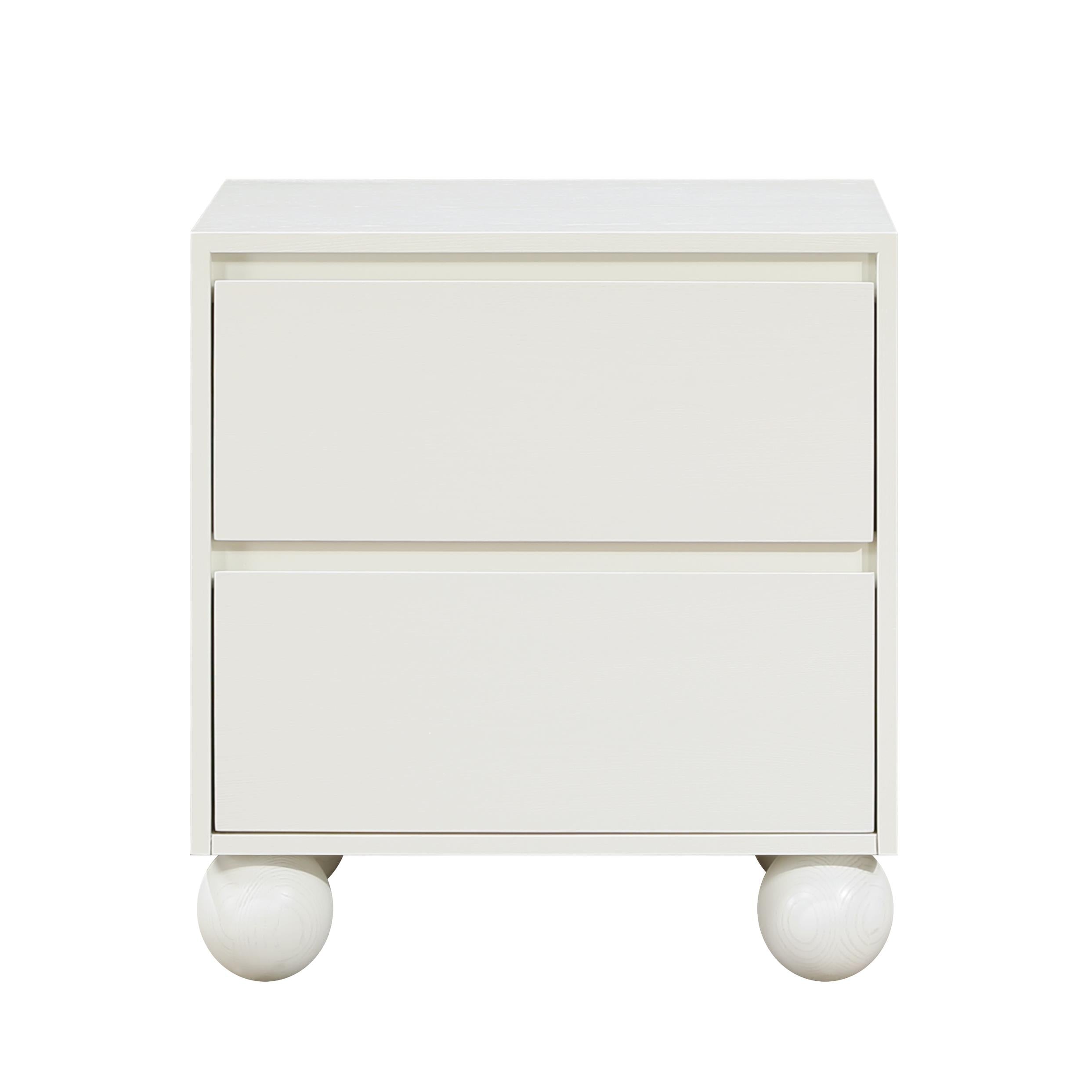 Meridian Kent Cream Night Stand