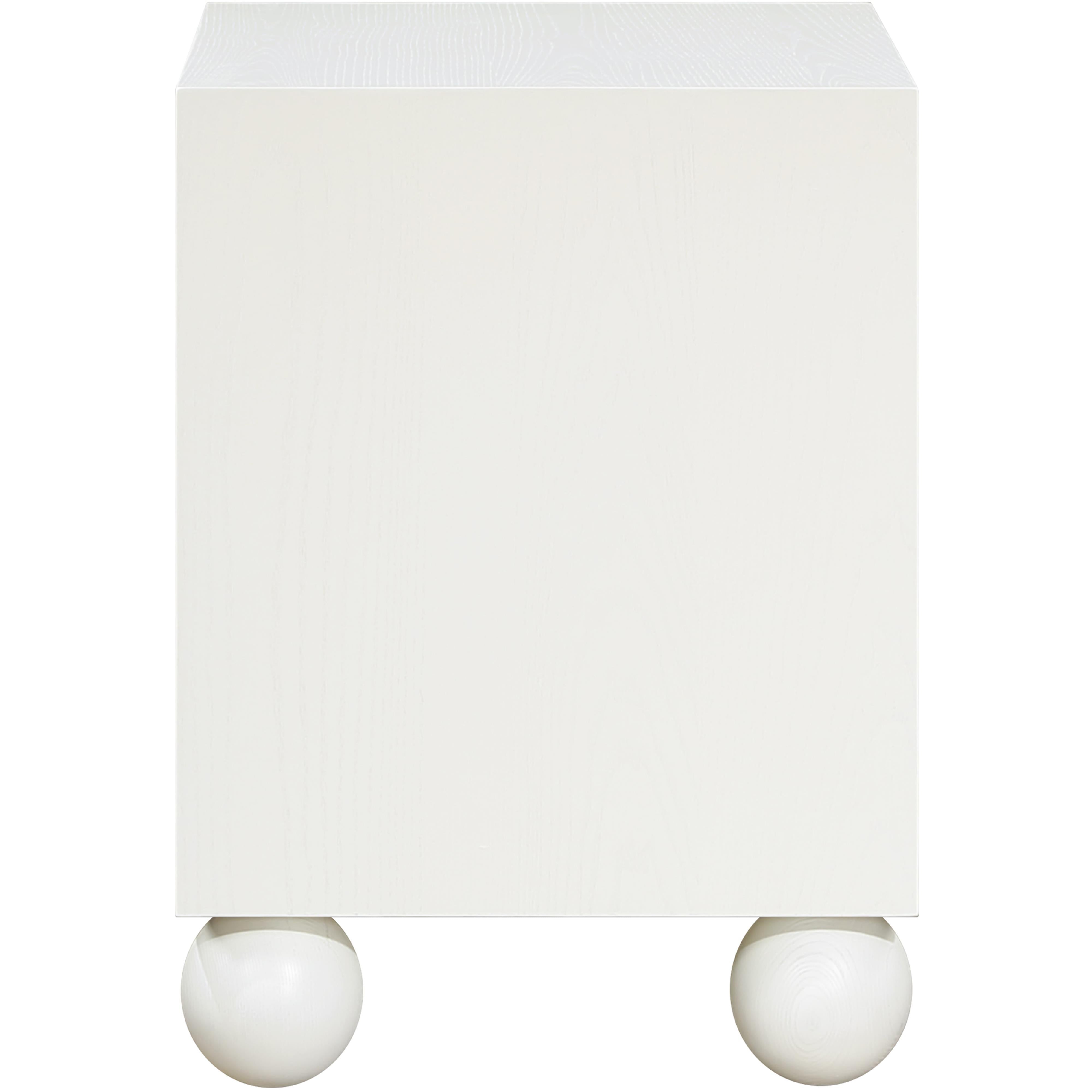 Meridian Kent Cream Night Stand