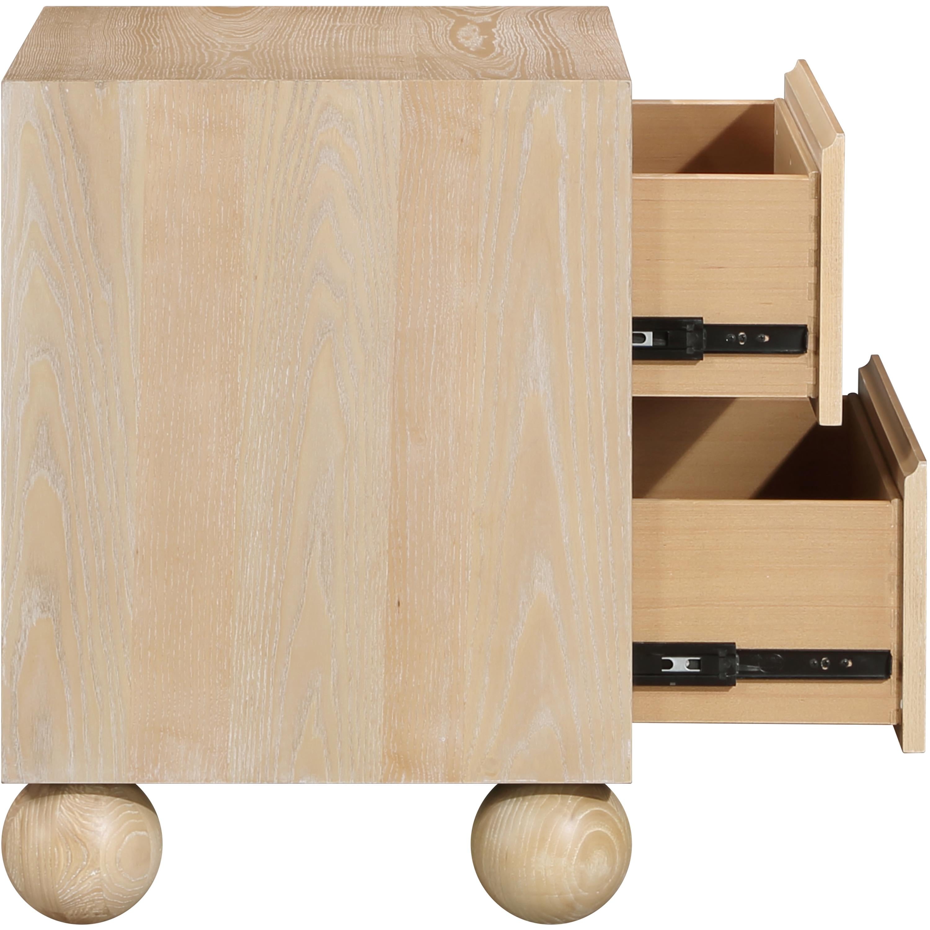 Meridian Kent Natural Night Stand