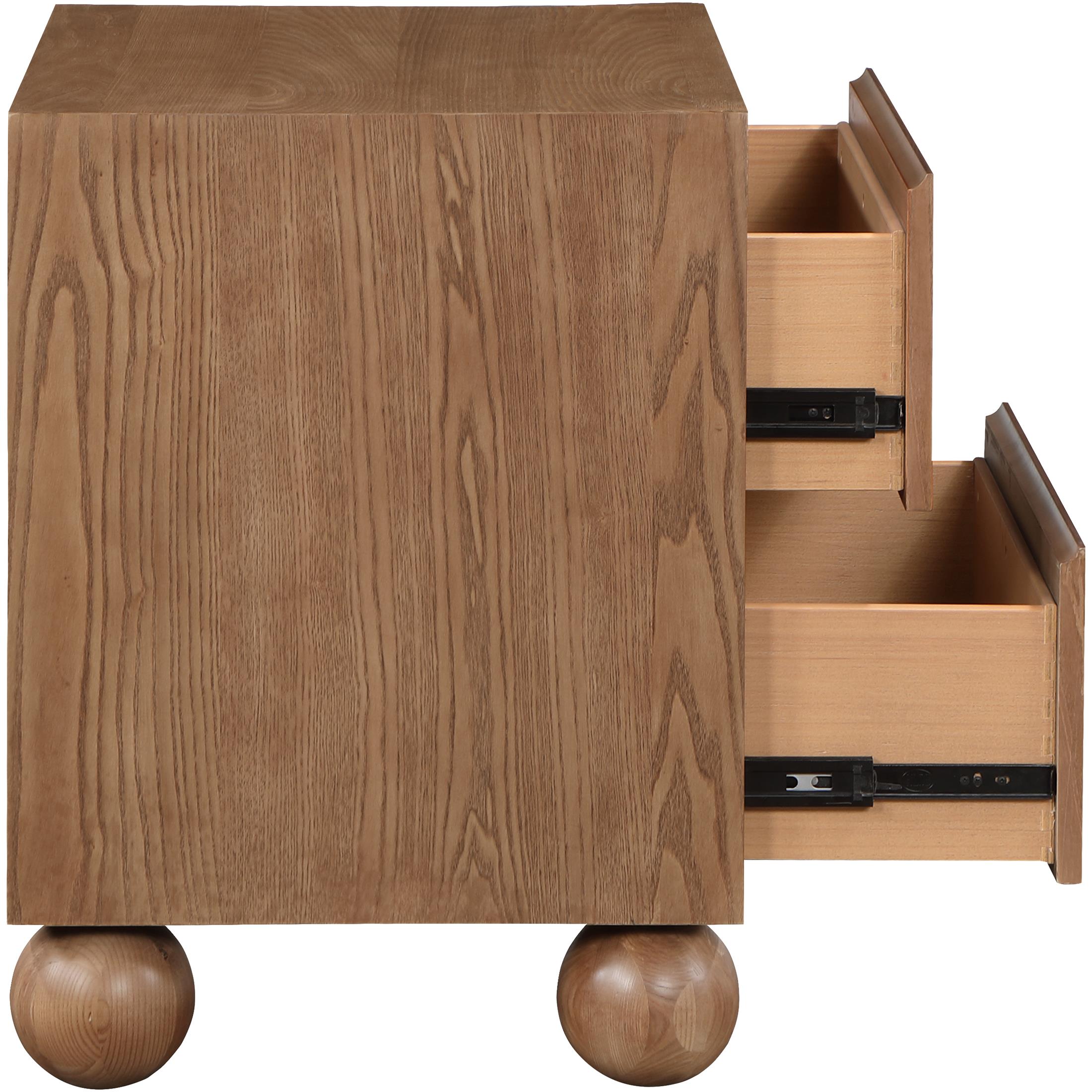 Meridian Kent Walnut Night Stand