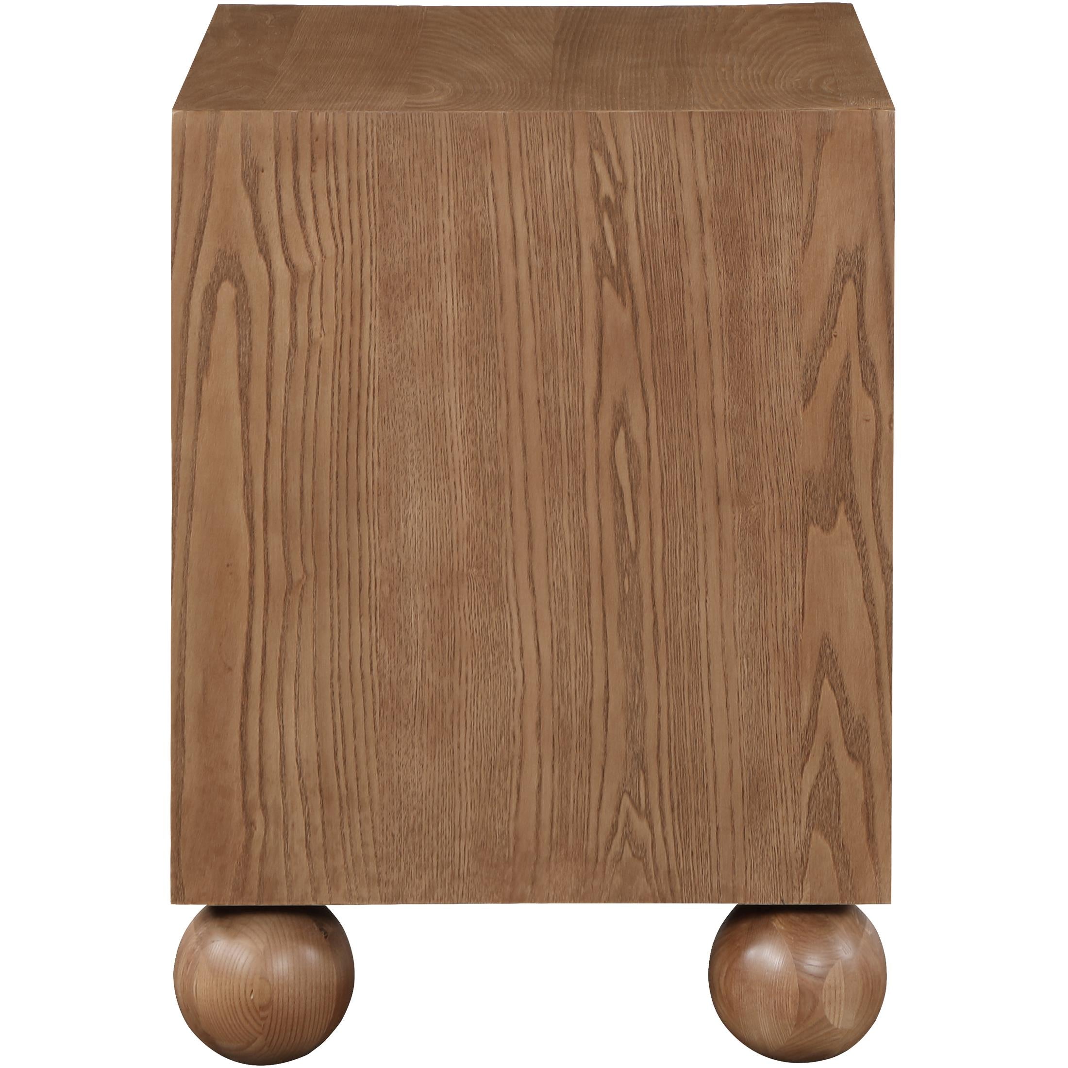 Meridian Kent Walnut Night Stand