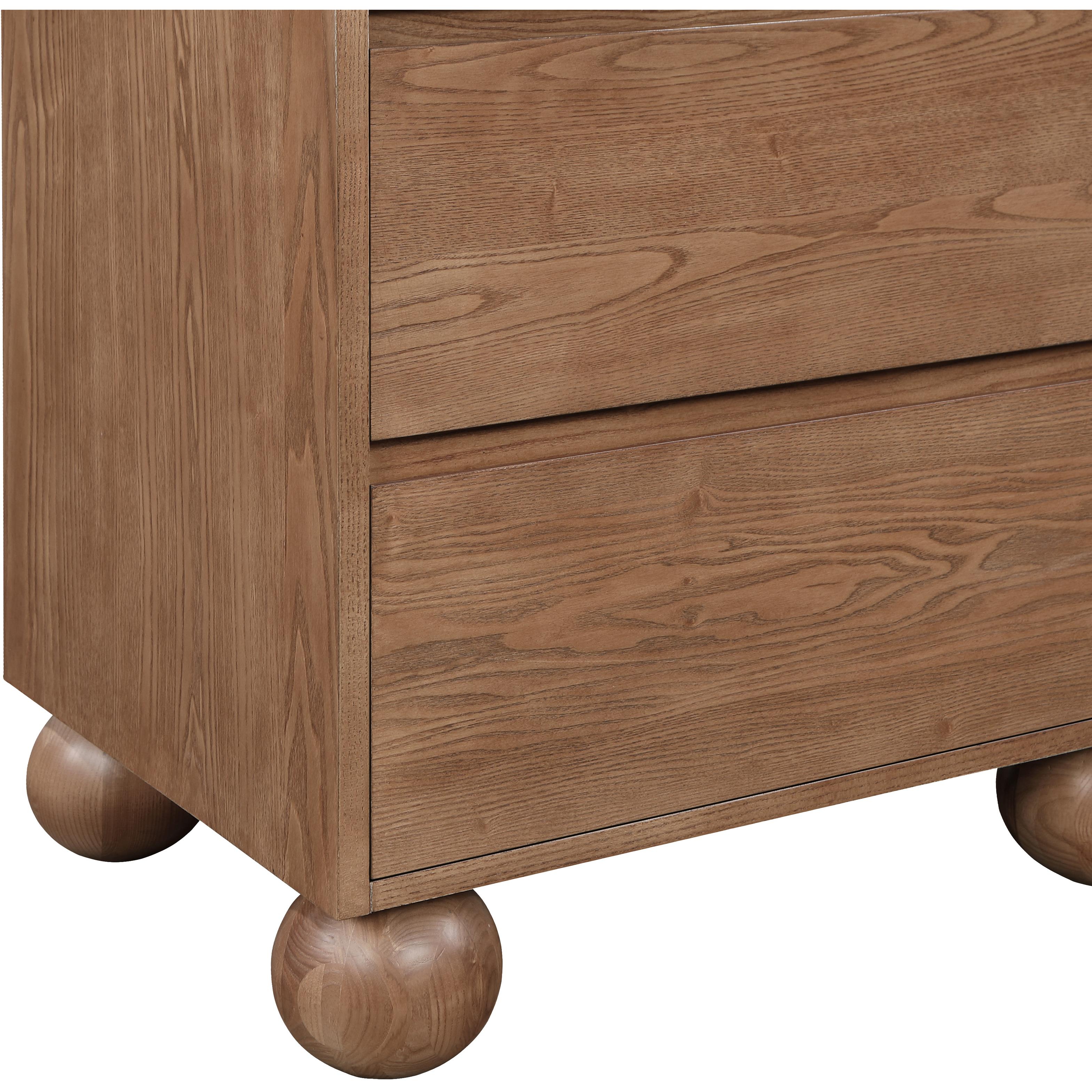 Meridian Kent Walnut Night Stand