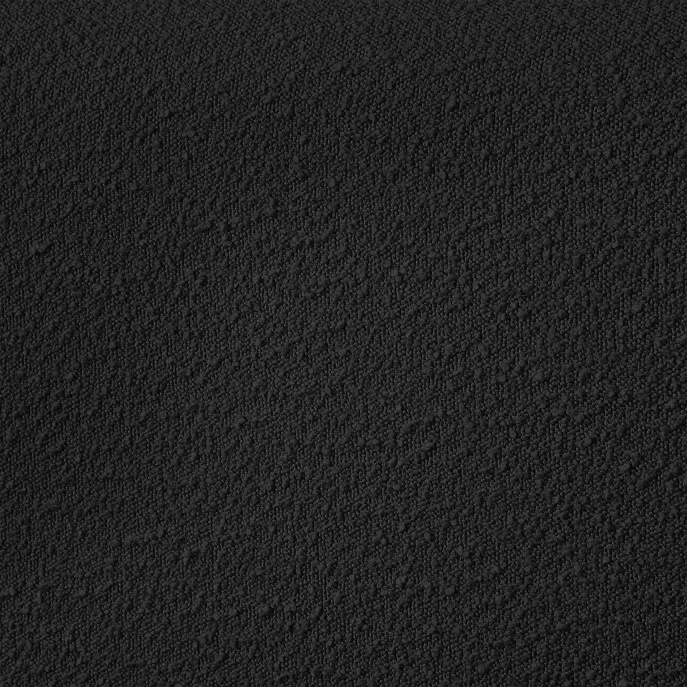 Meridian Nash Black Boucle Fabric Twin Bed