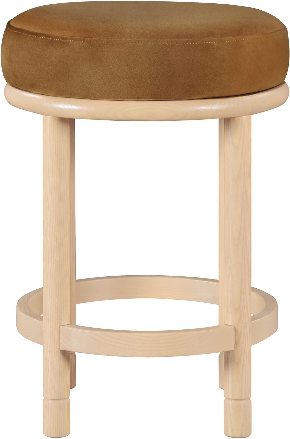 Monette - Counter Stool with Natural Base