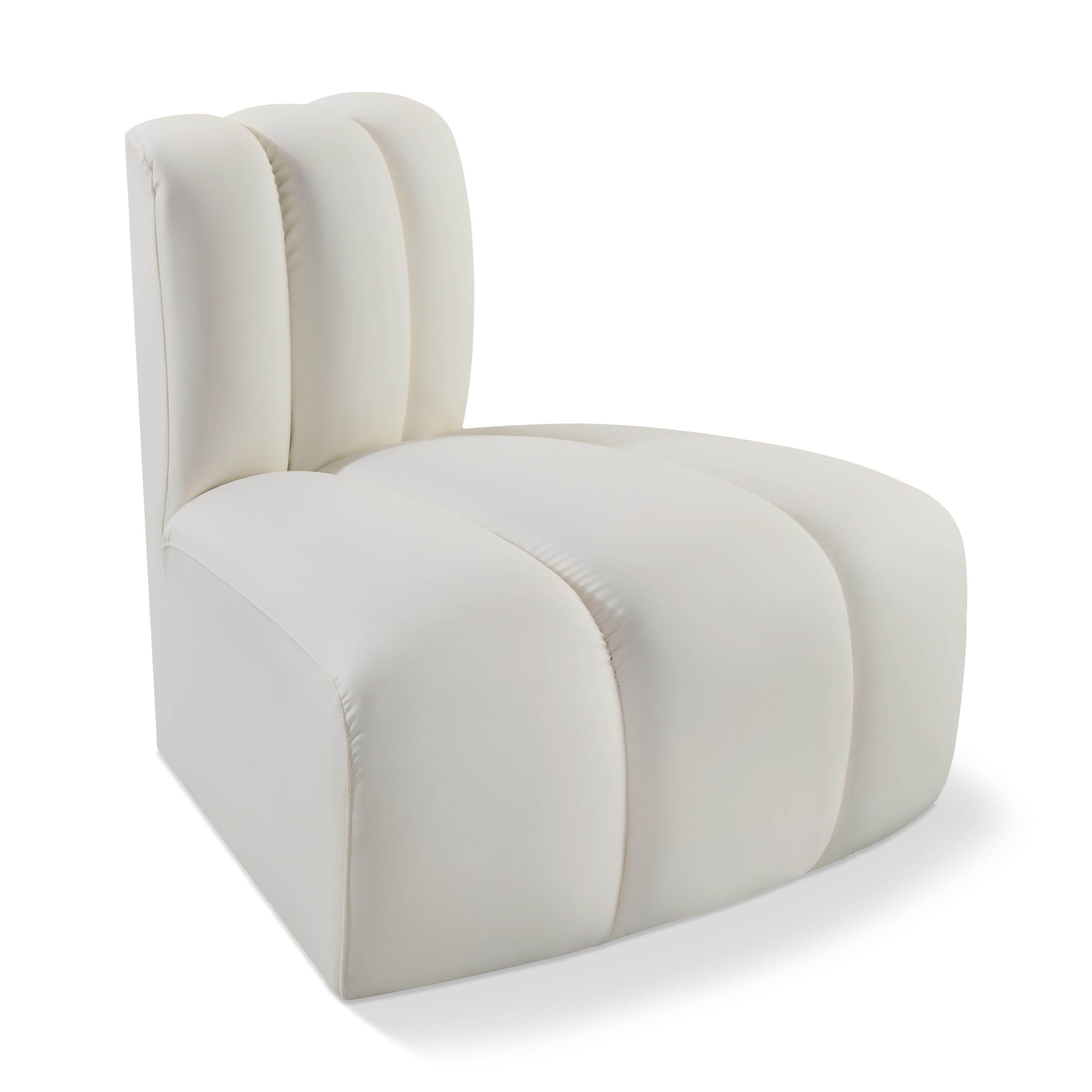 Meridian Arc Cream Vegan Leather Reverse Corner