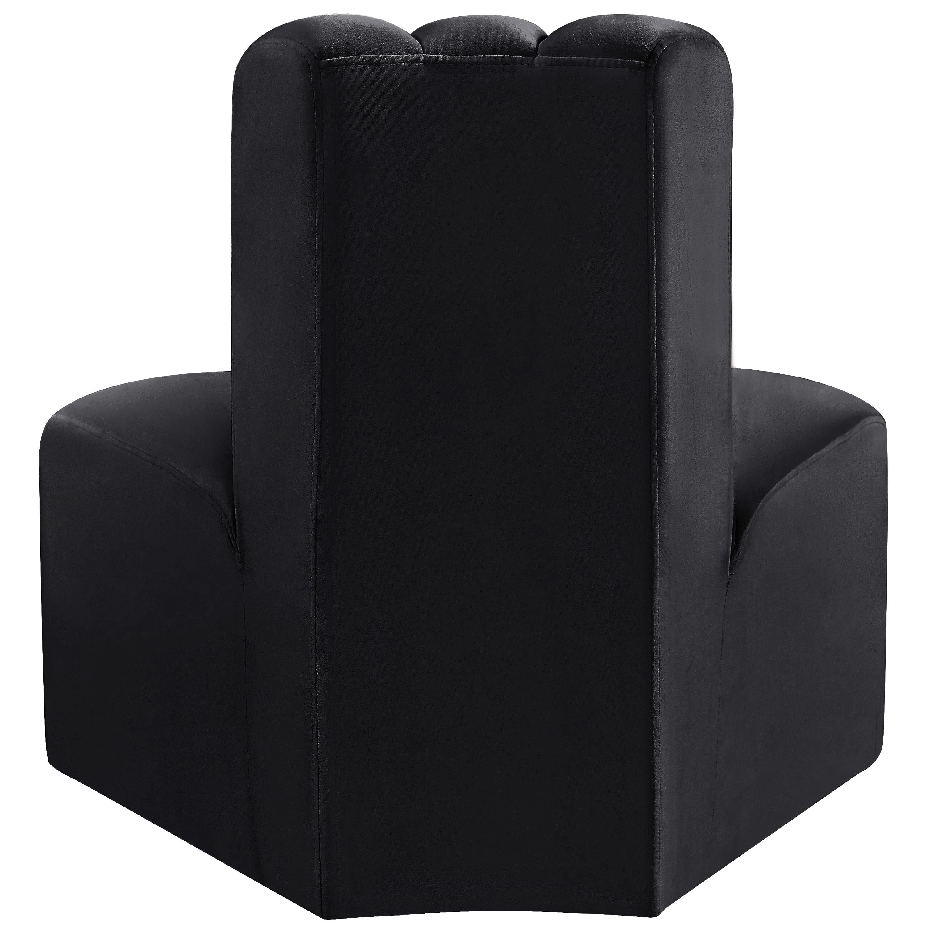 Meridian Arc Black Velvet Reverse Corner