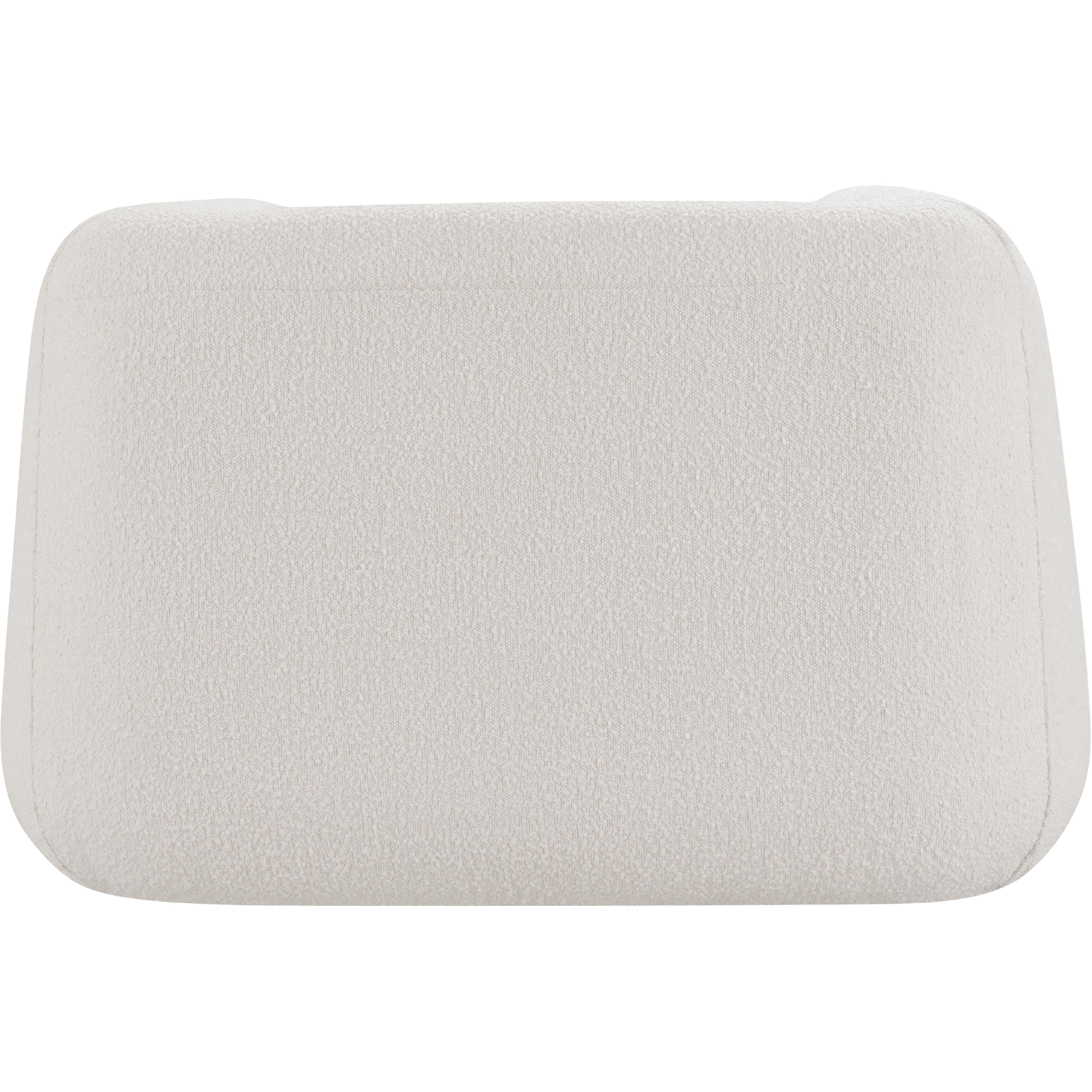 Meridian Abbington Cream Boucle Fabric Chair