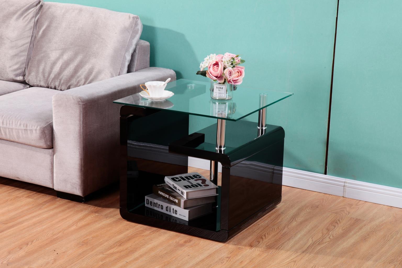 T307 Black Coffee Table Set