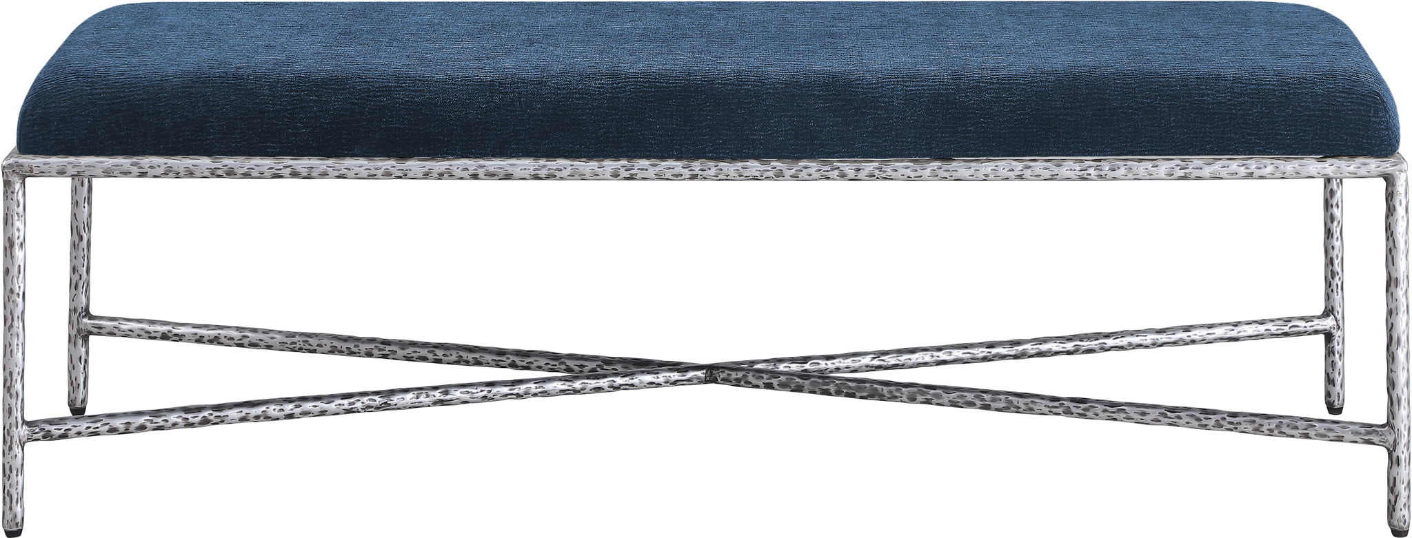 Valley - Bench With Silver Frame