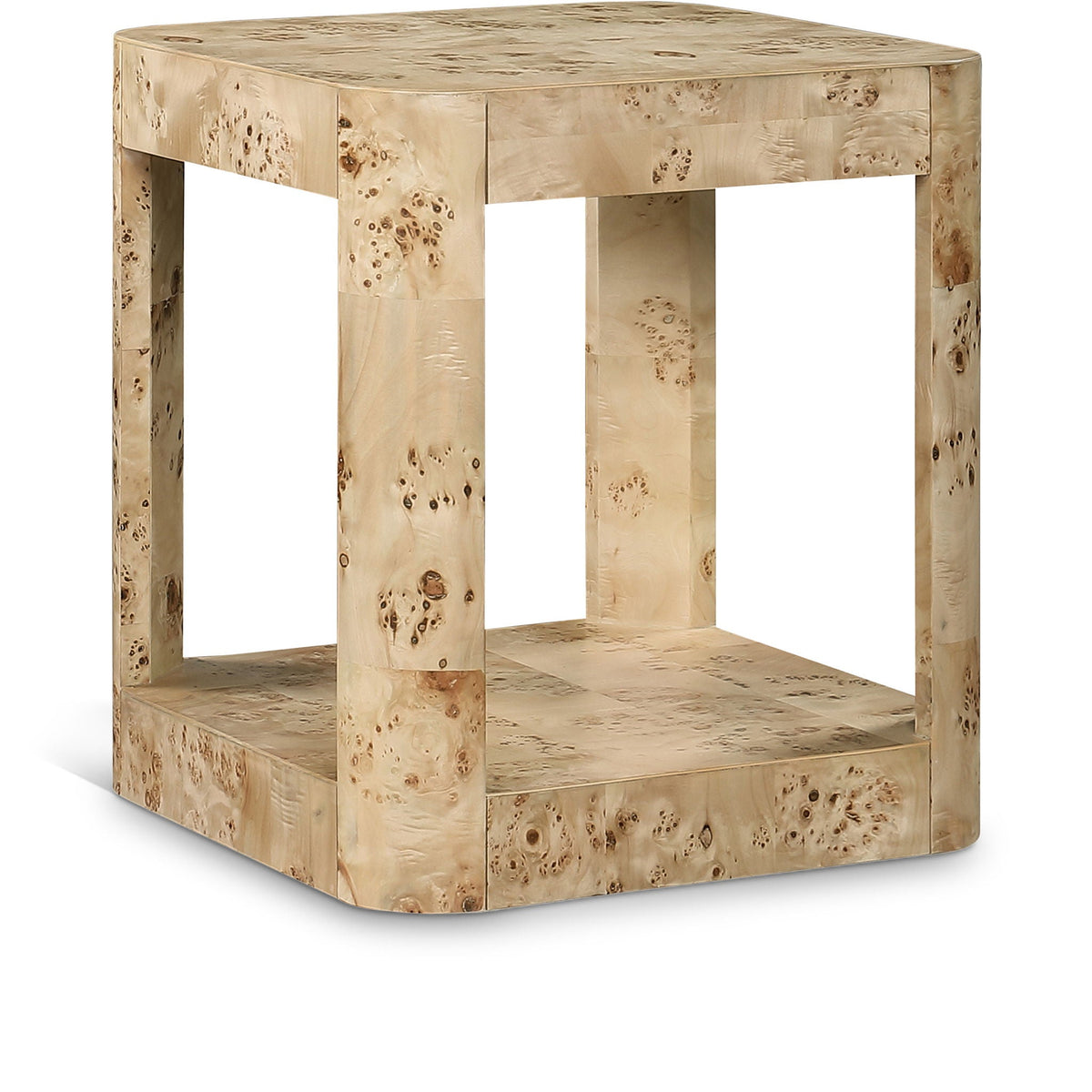 Reeves - Table — Black, Oak or Burl - Burl