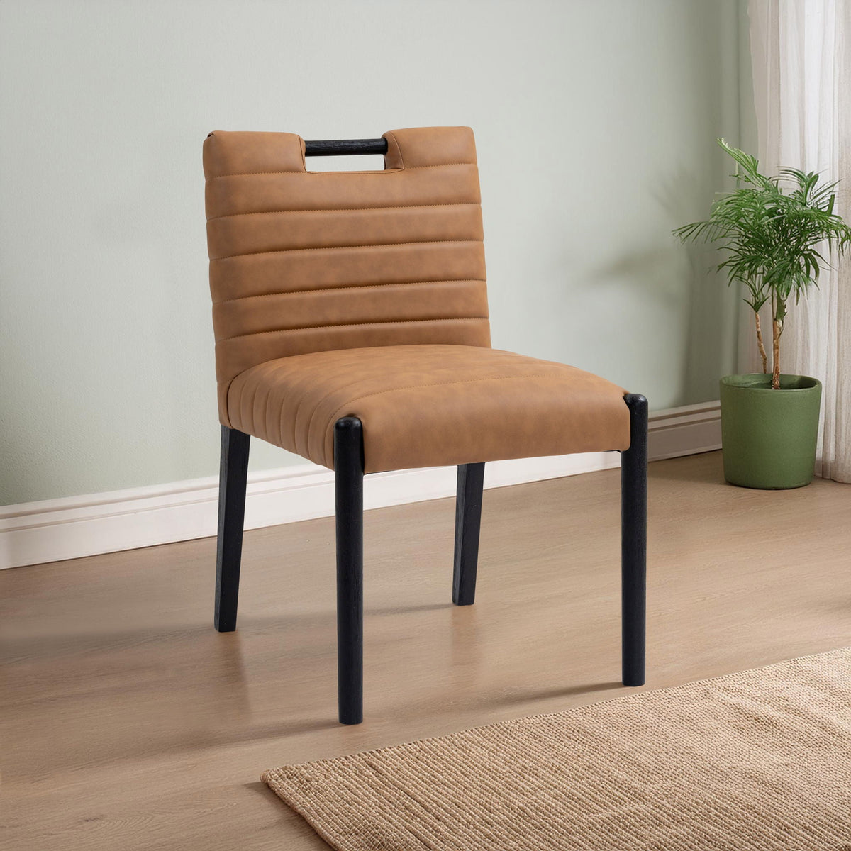 Aimee - Dining Side Chair (Set of 2) with Black Legs