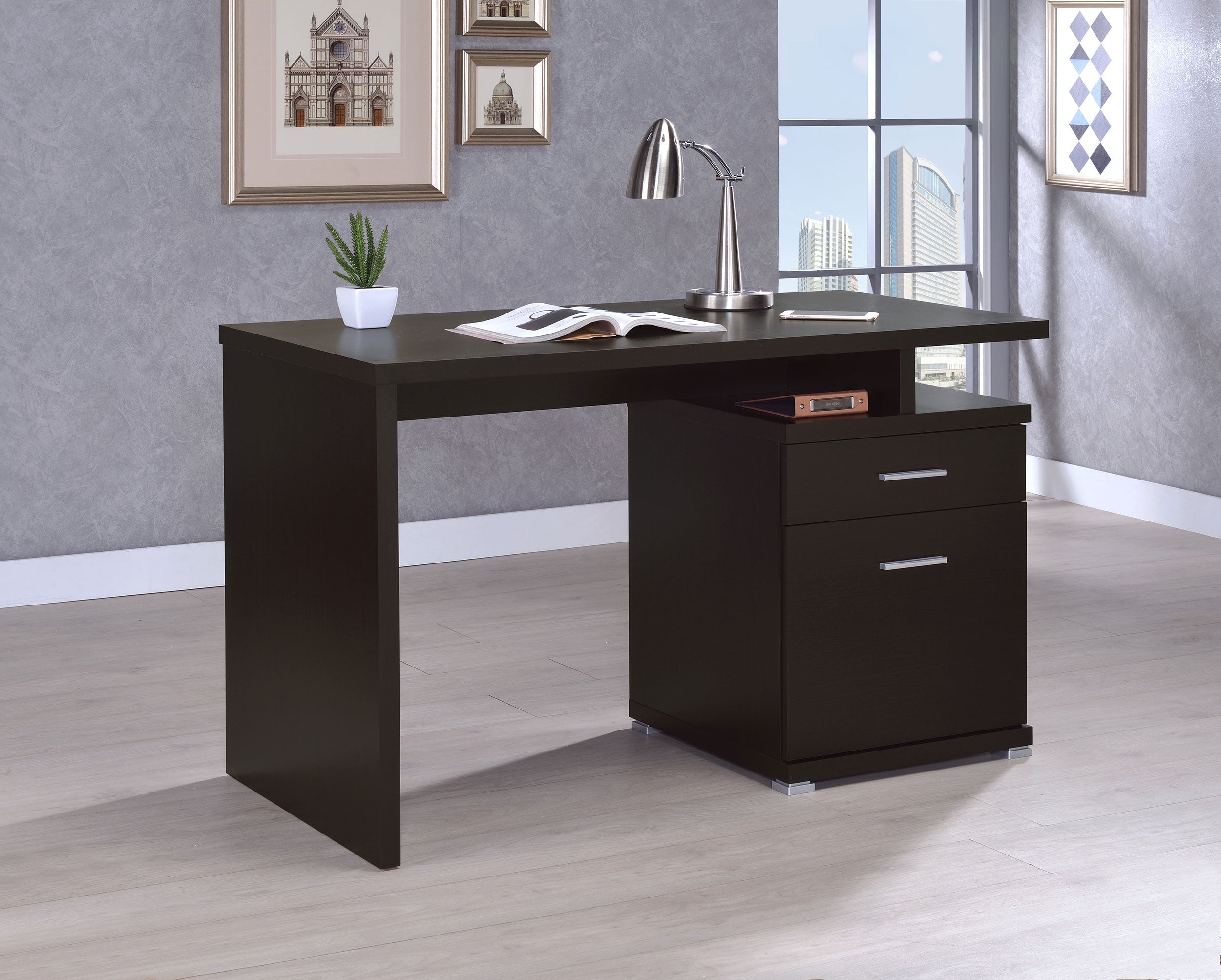 Irving 47-inch 2-drawer Office Computer Desk