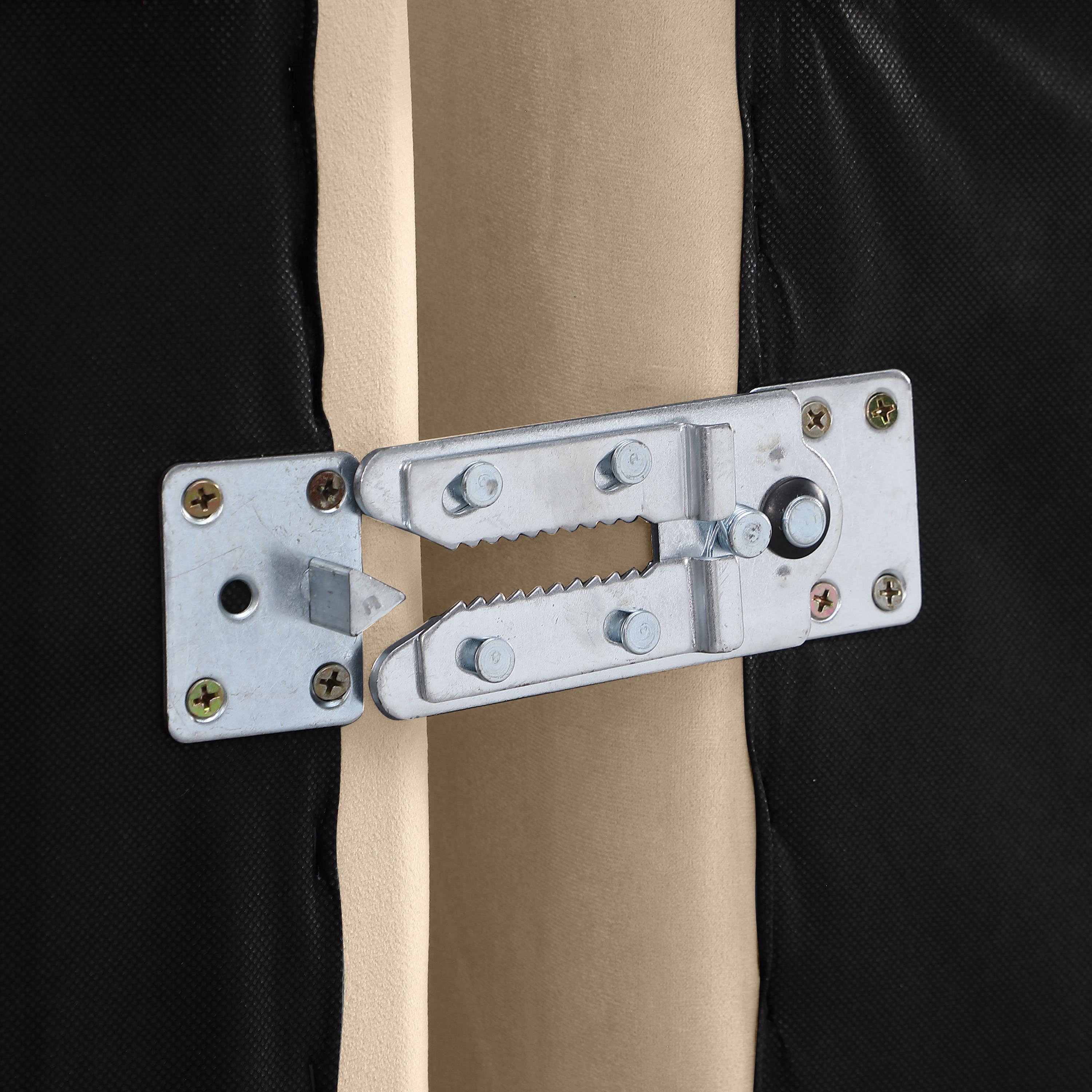 Meridian Indulge Beige Velvet Ottoman