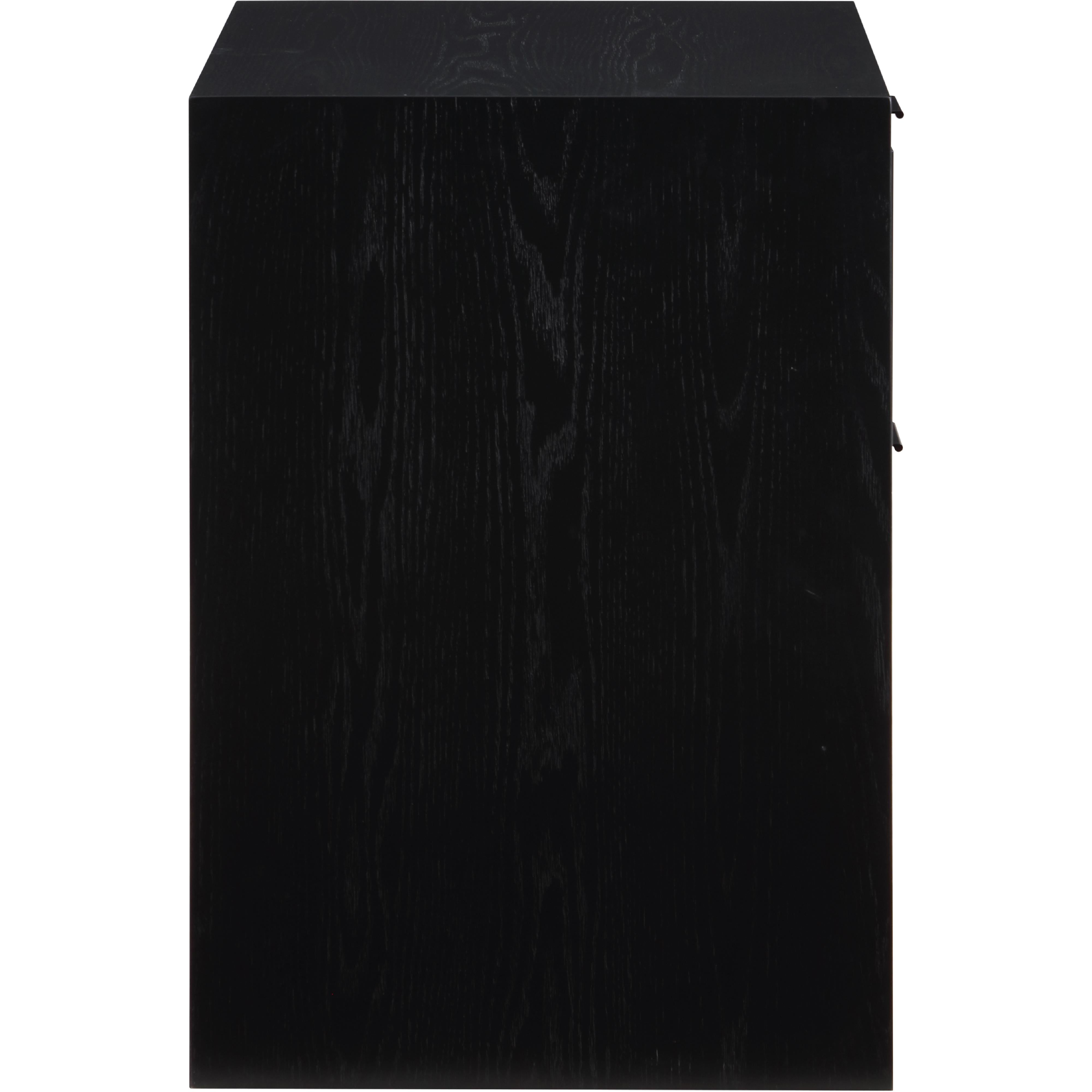 Meridian Fairfax Black Night Stand
