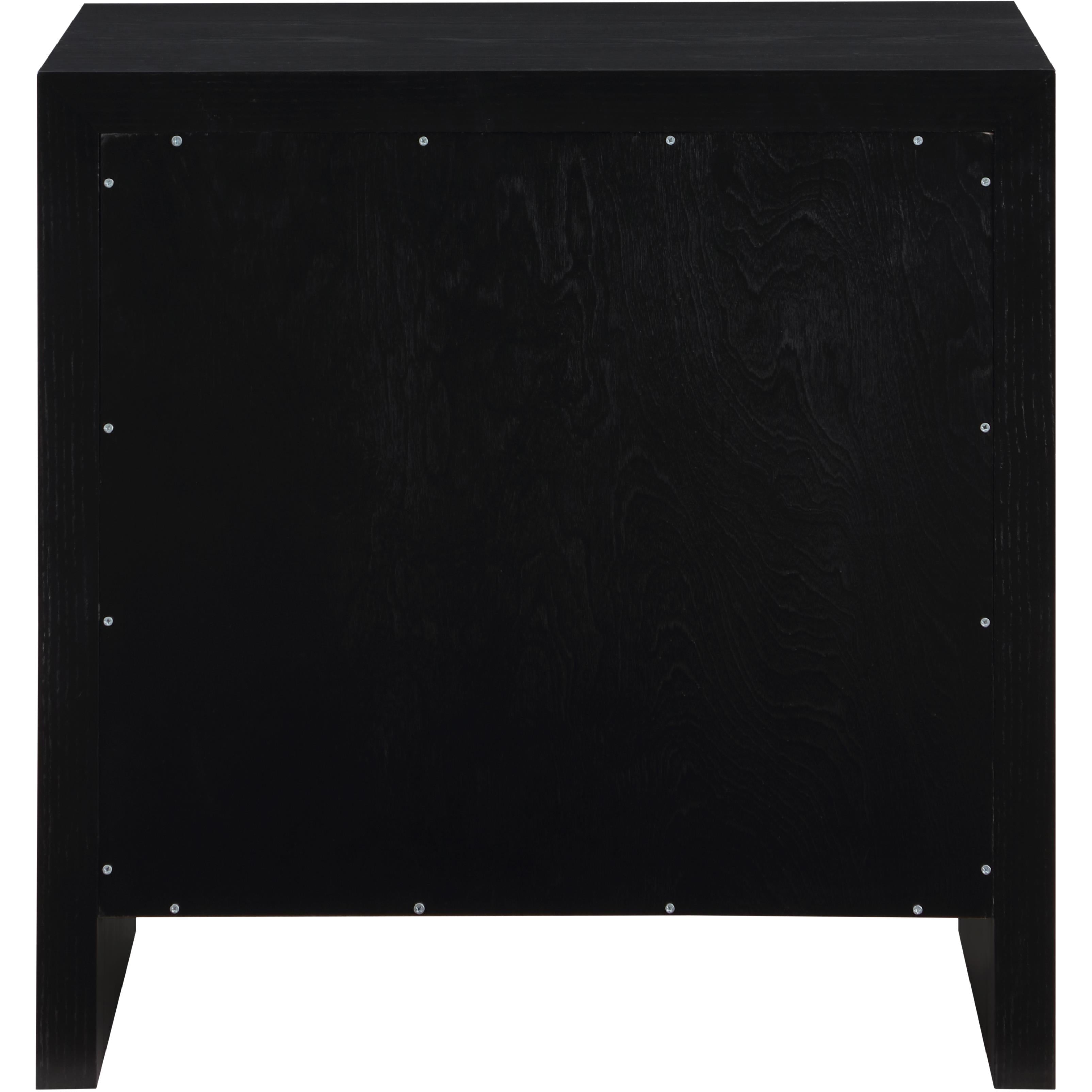 Meridian Fairfax Black Night Stand