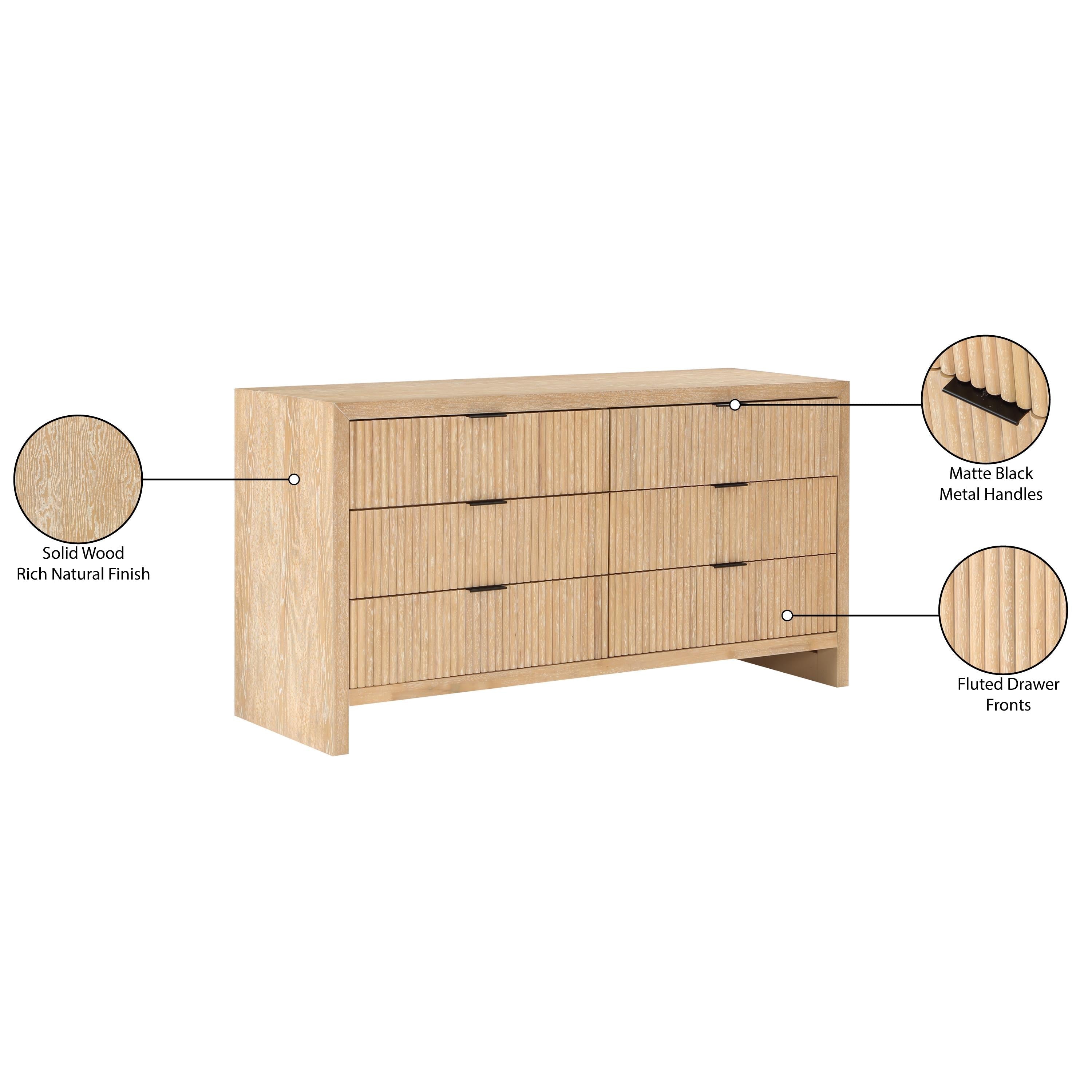 Meridian Fairfax Natural Dresser