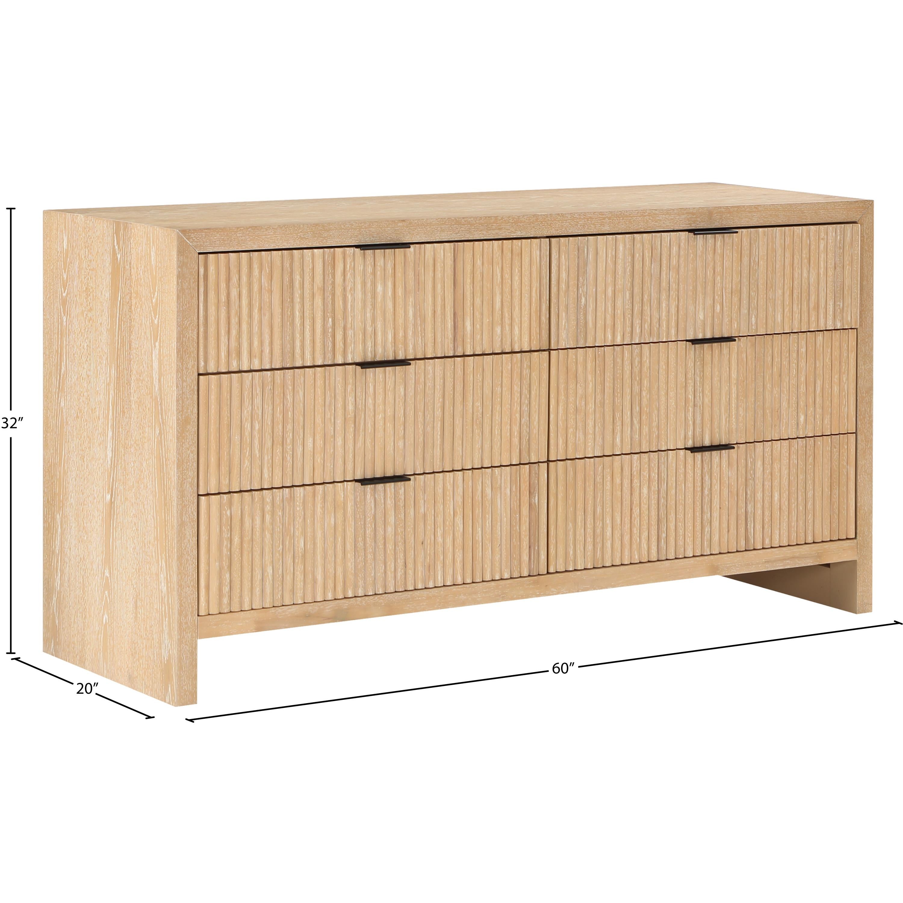 Meridian Fairfax Natural Dresser