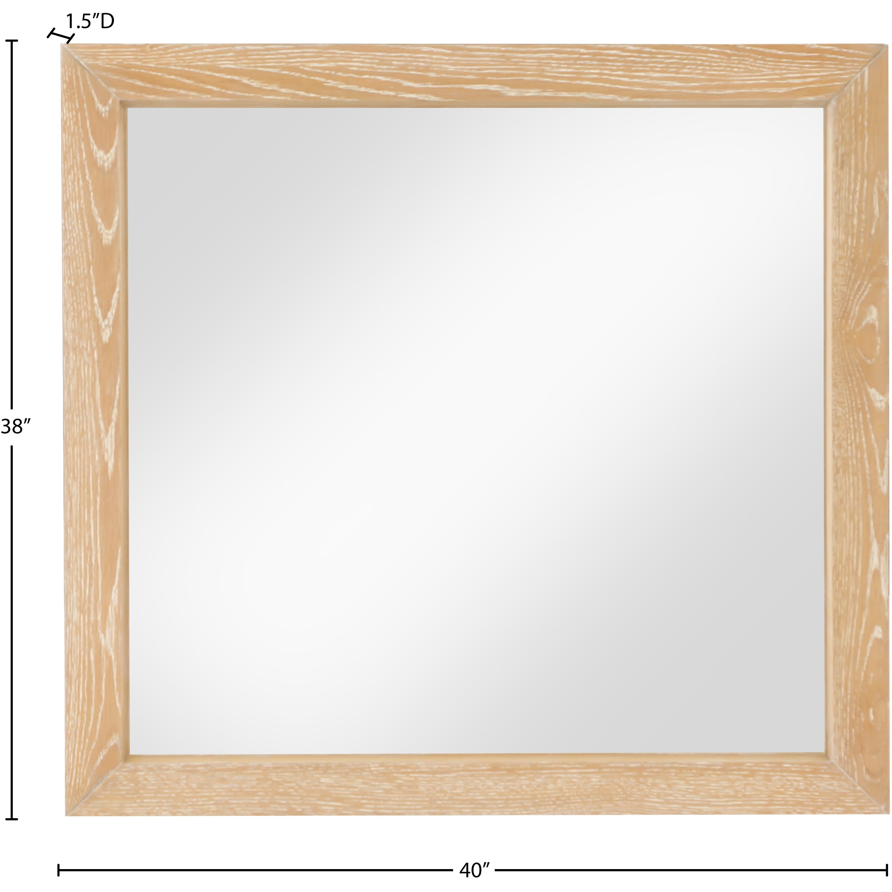 Meridian Fairfax Natural Mirror