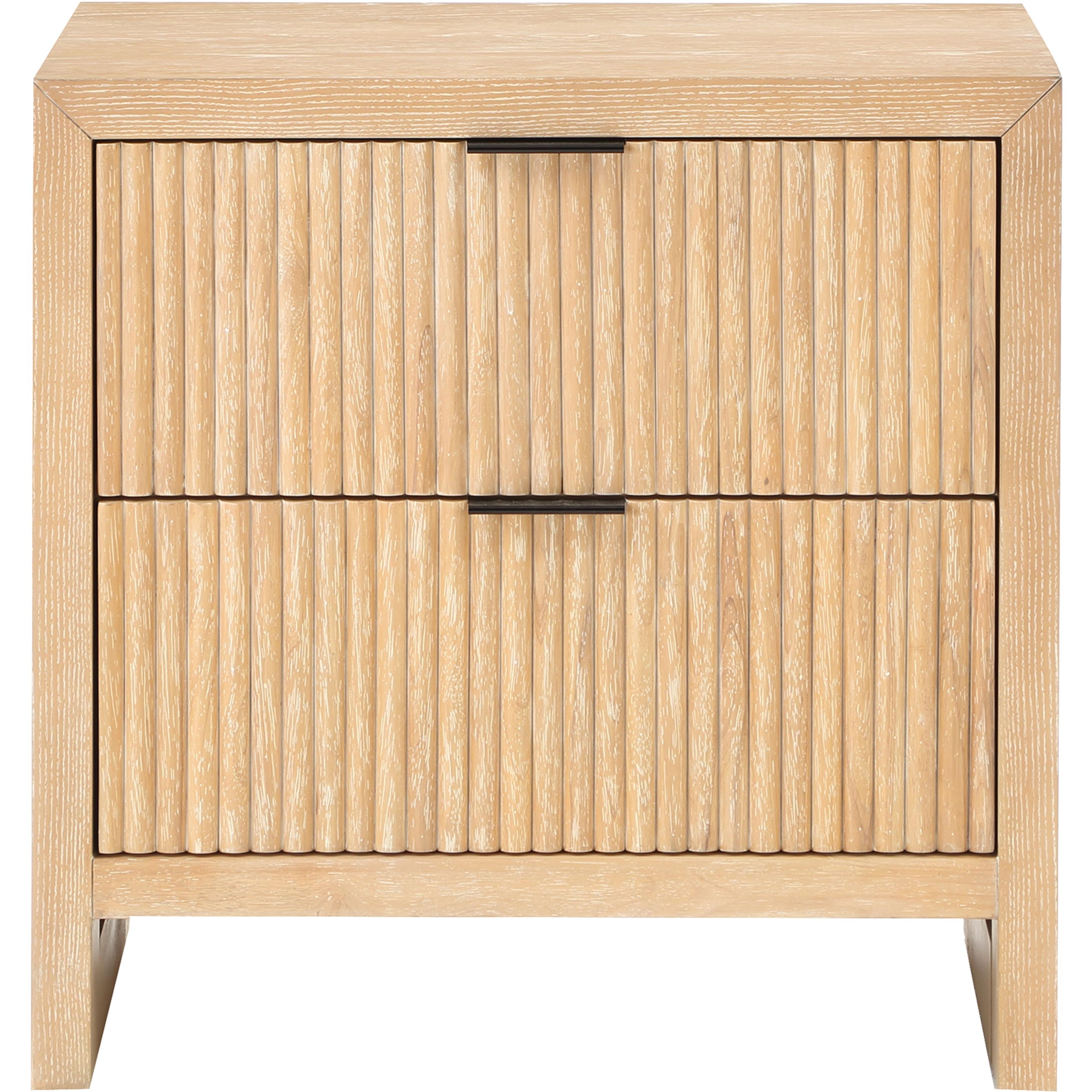 Meridian Fairfax Natural Night Stand