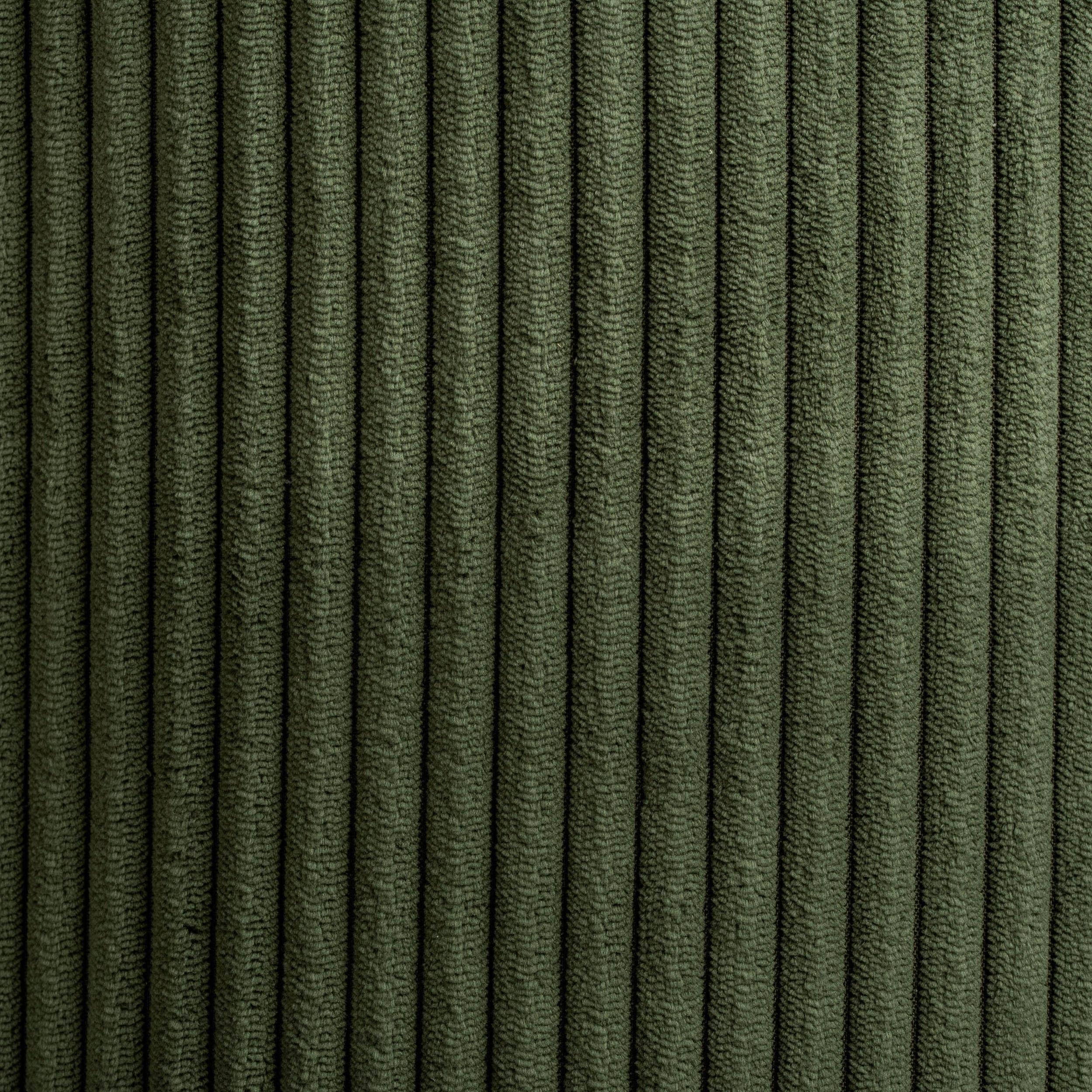 Meridian Roy Green Microsuede Fabric Ottoman/Stool