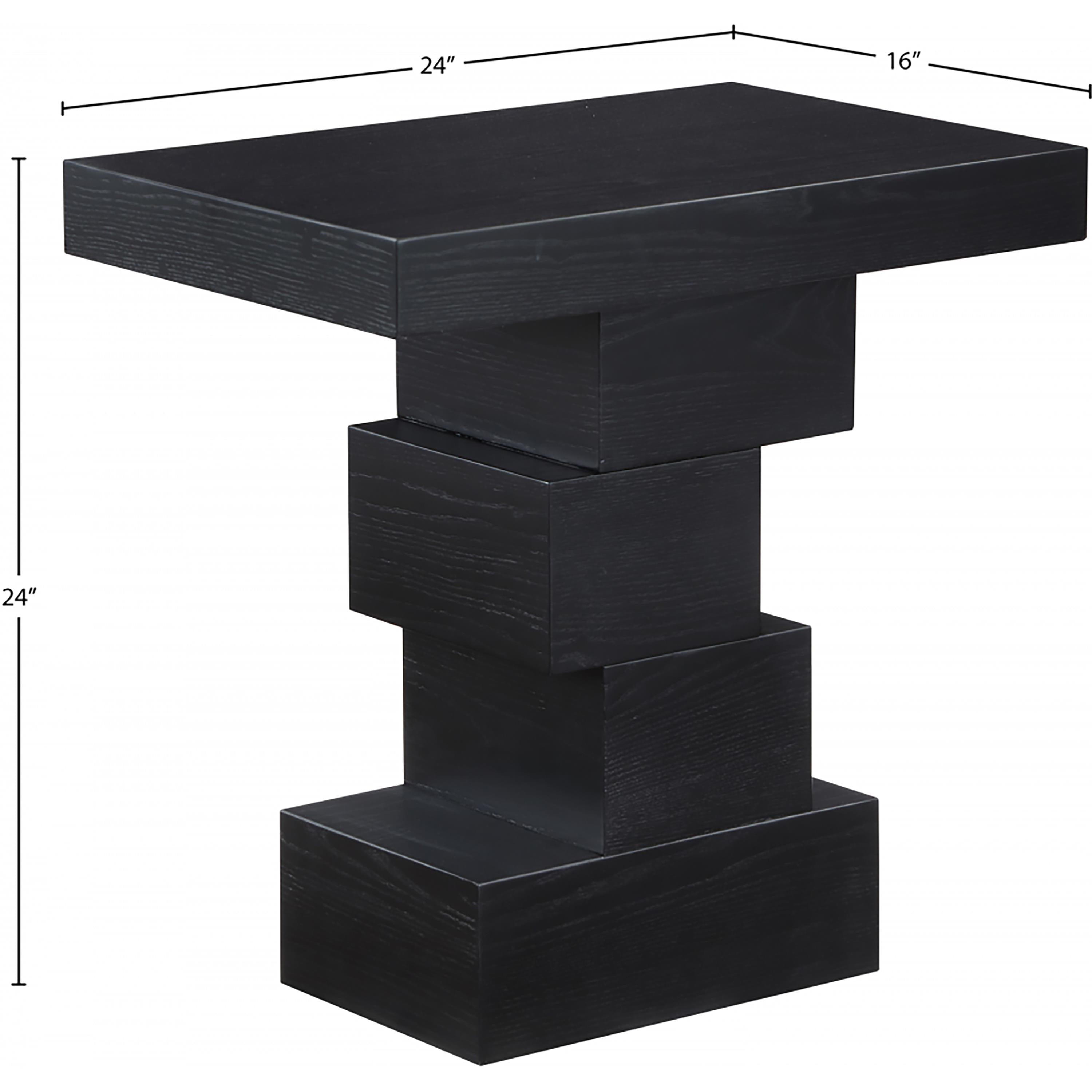 Meridian Westmount Black End Table