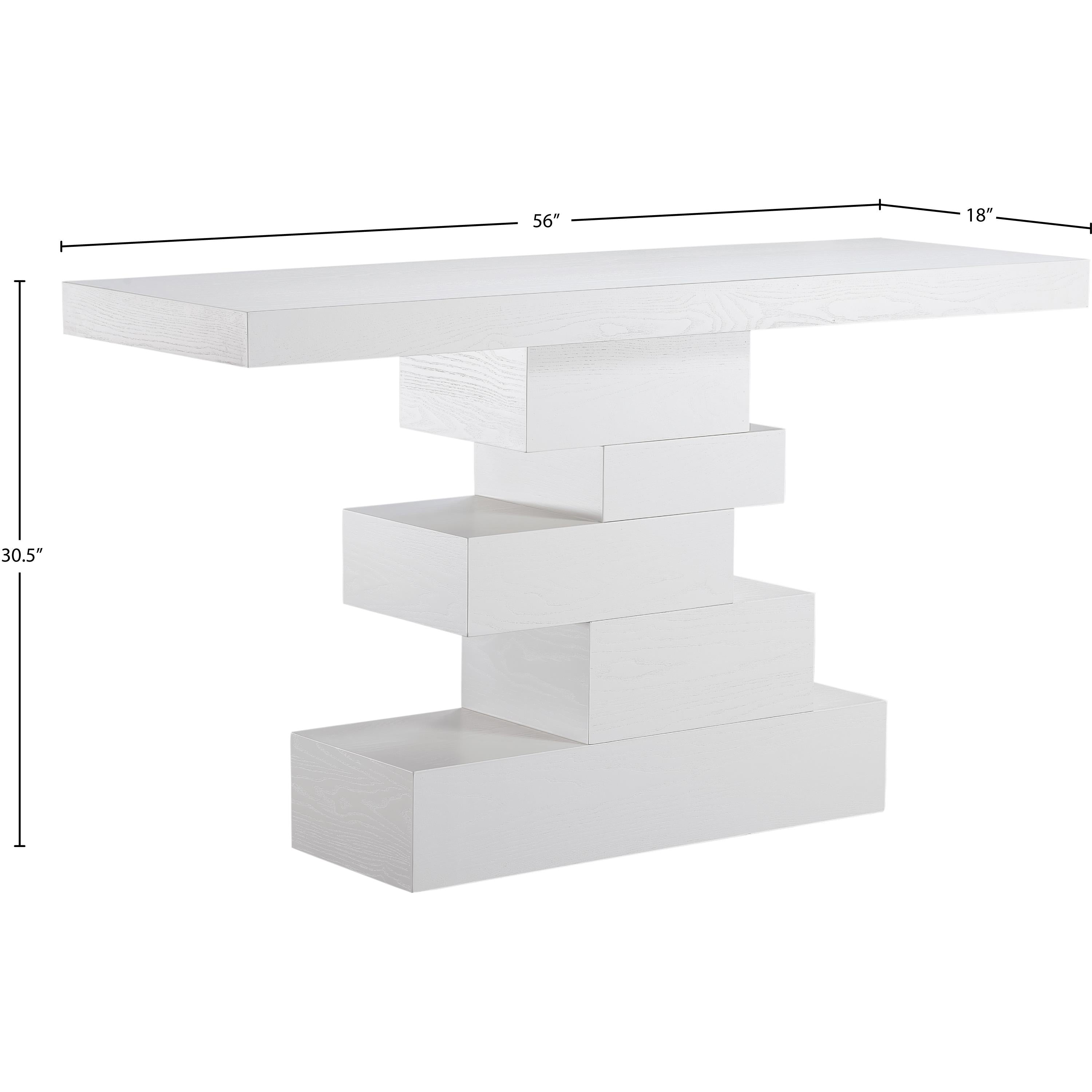 Meridian Westmount Off-White Console Table