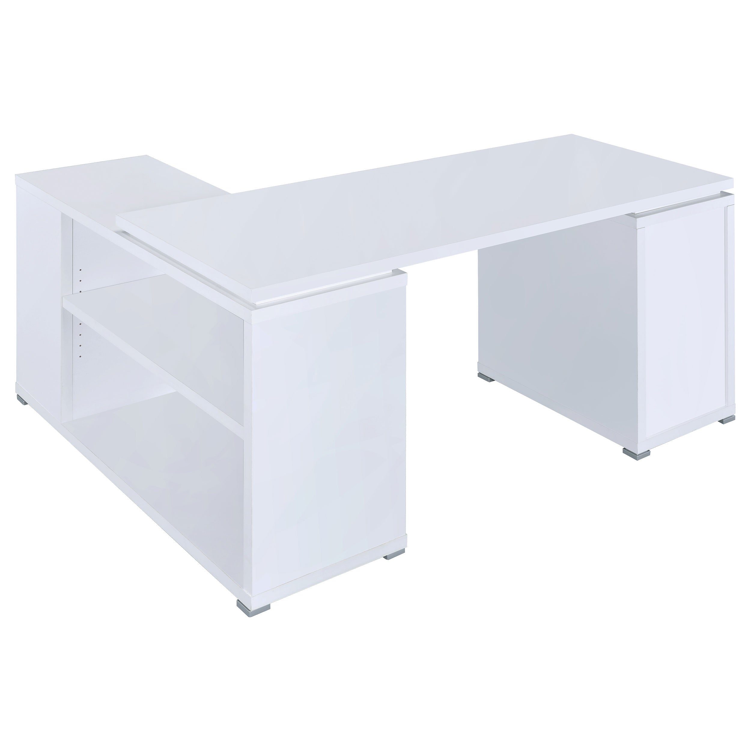 Yvette 60-inch 3-drawer L-Shape Computer Desk