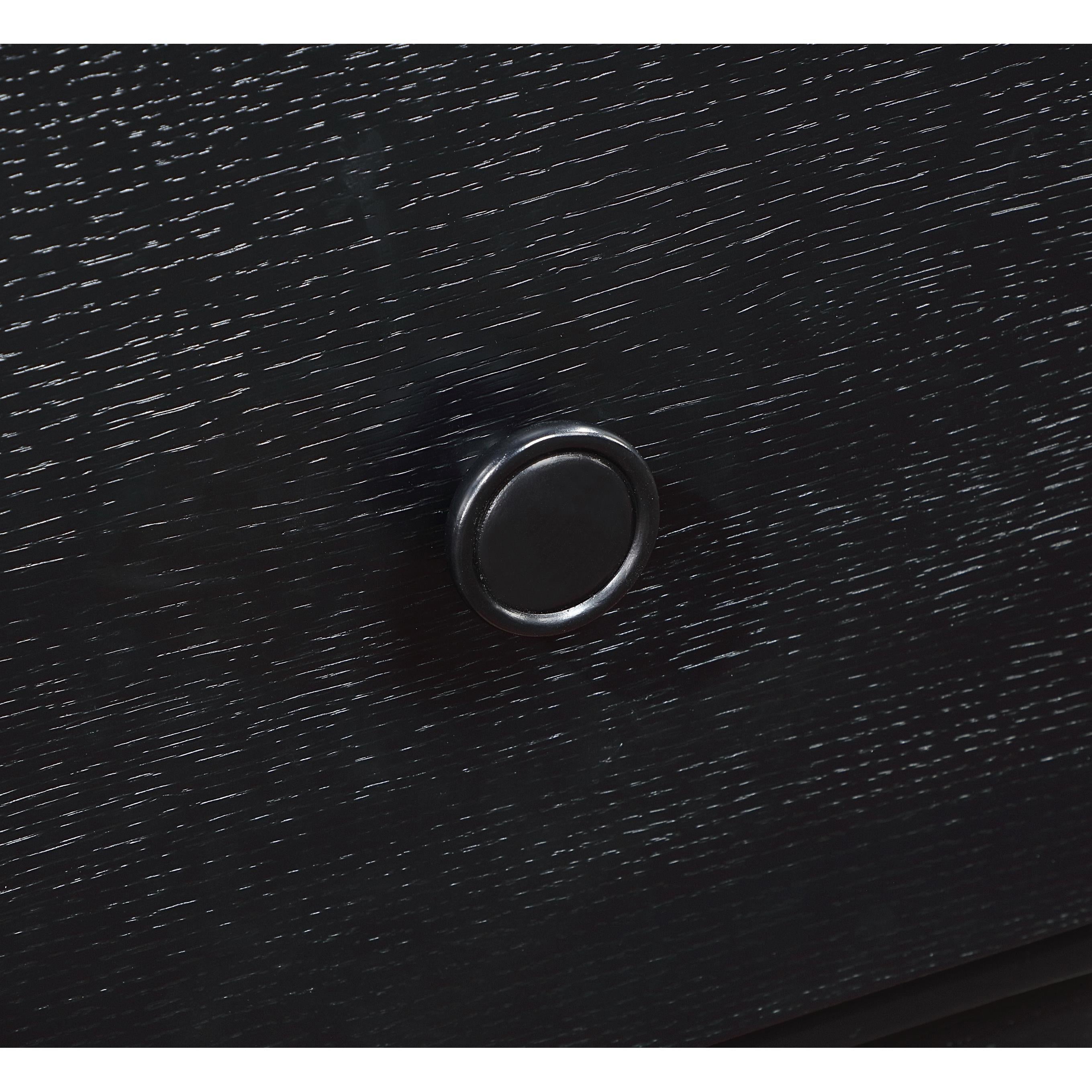 Meridian Harlow Black Night Stand