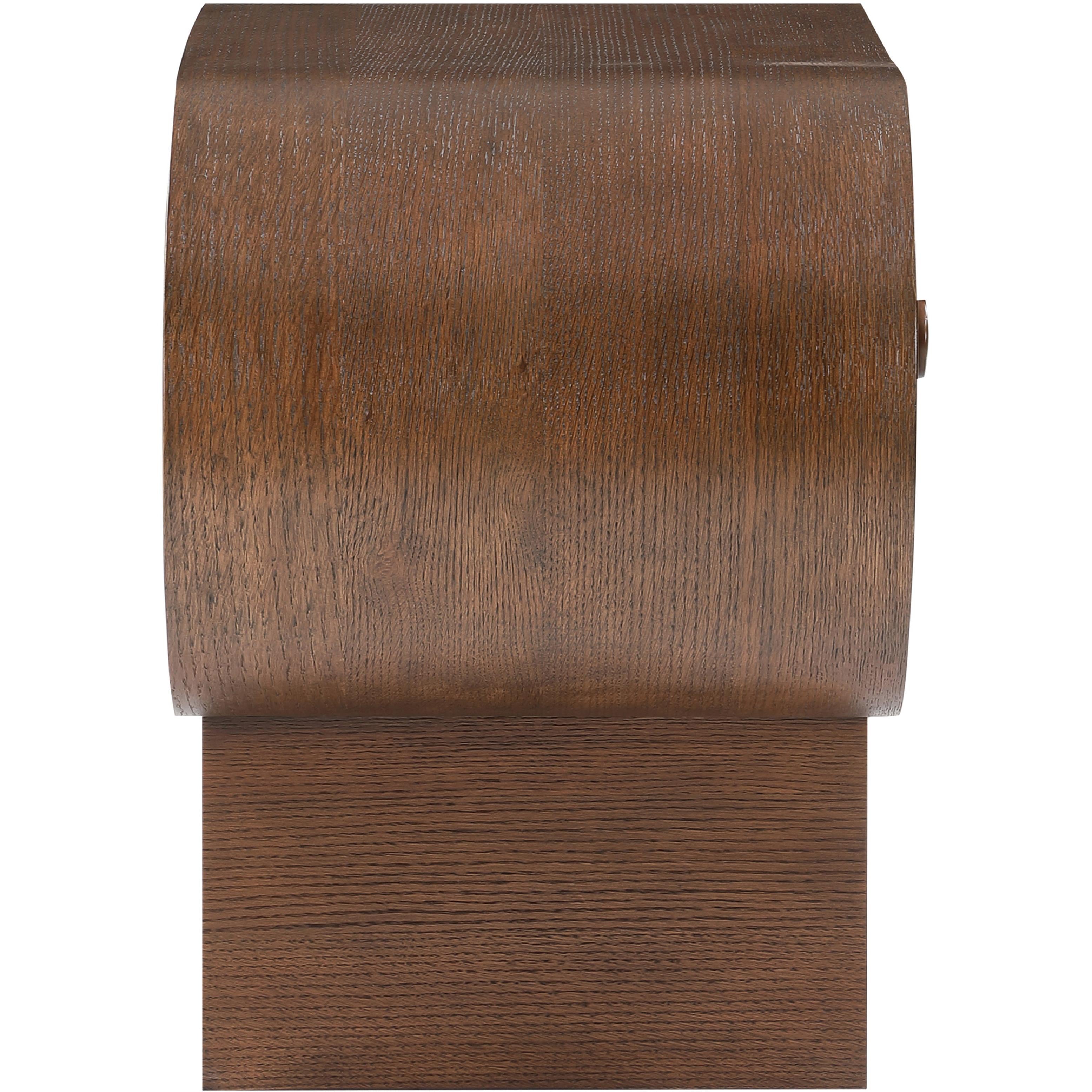 Meridian Harlow Brown Night Stand