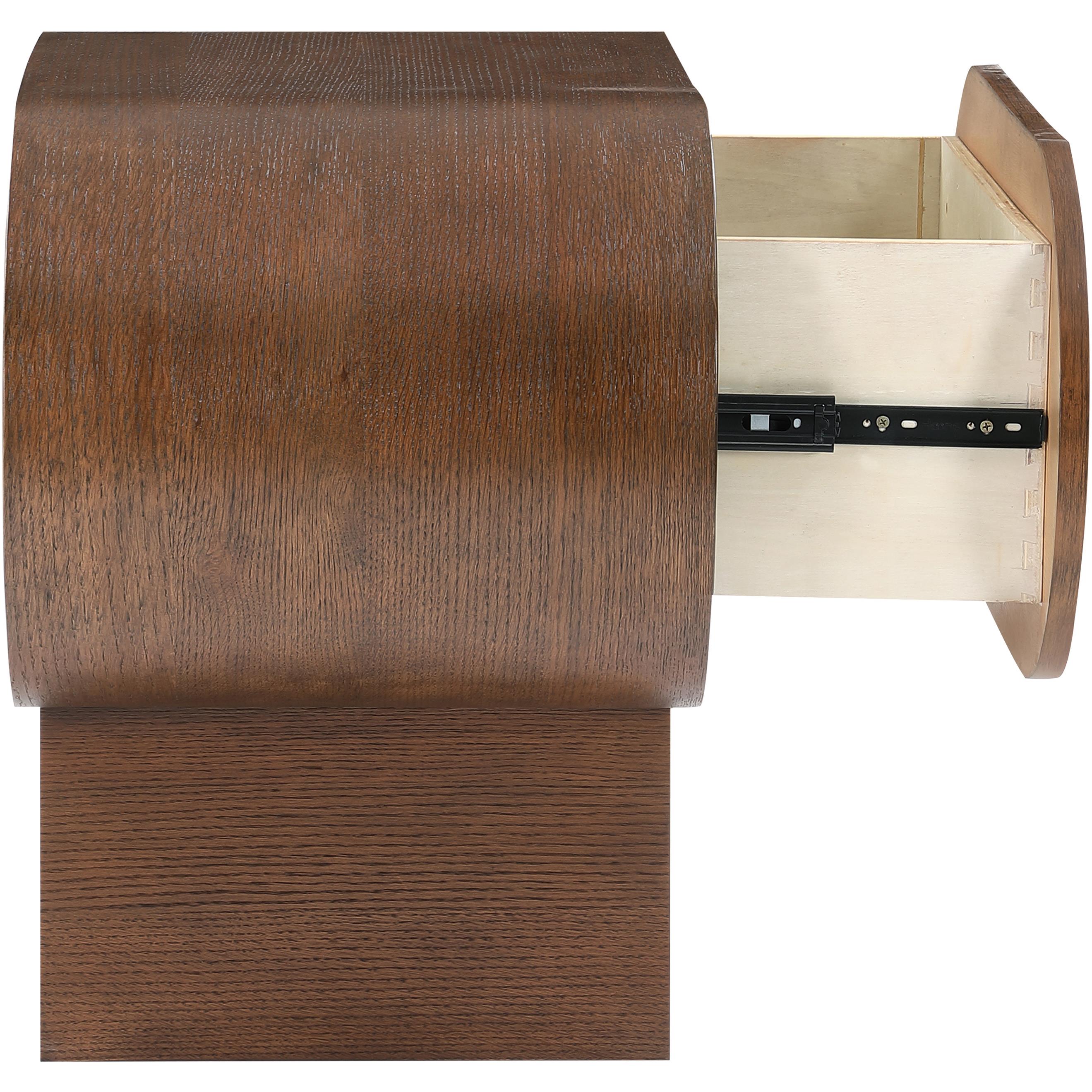 Meridian Harlow Brown Night Stand