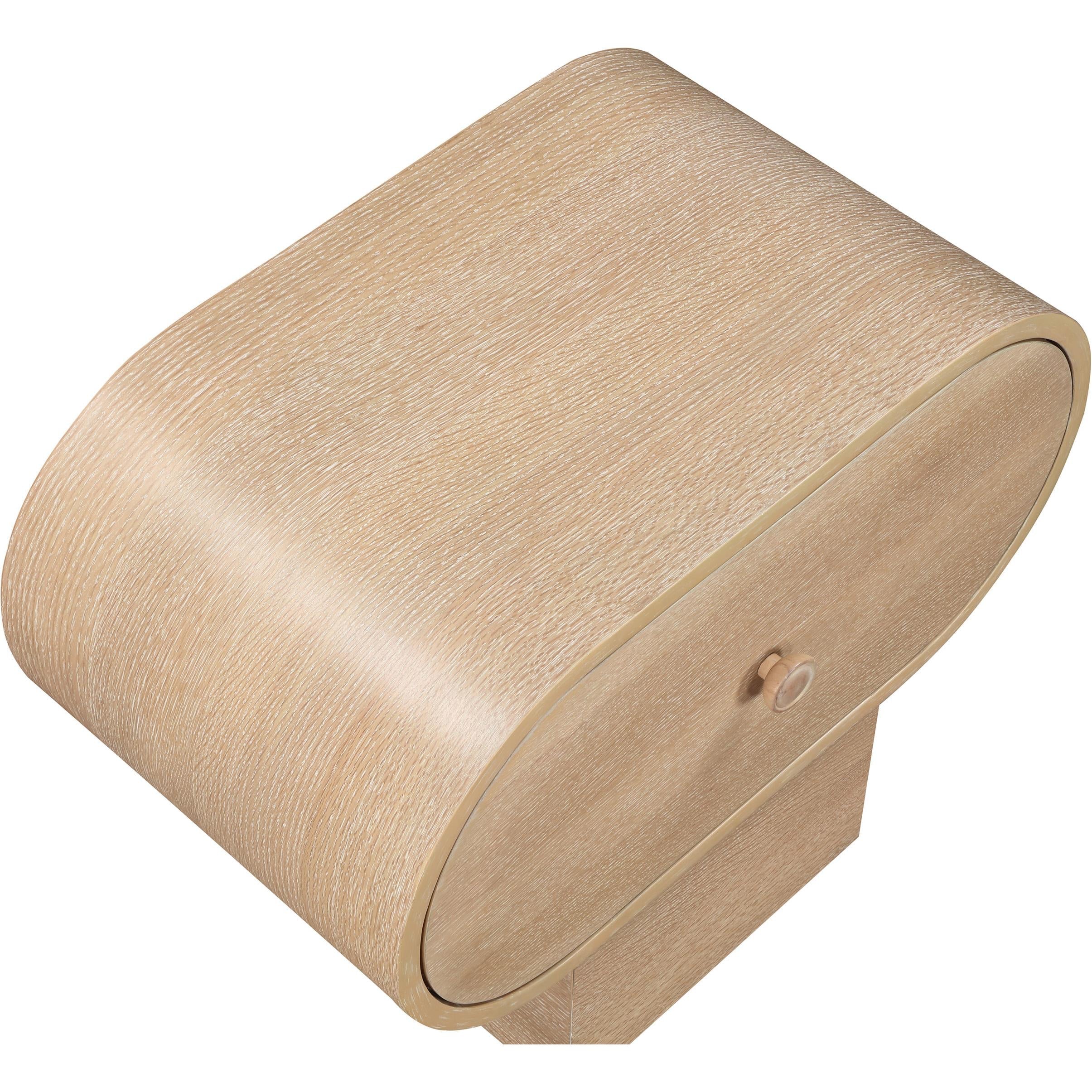 Meridian Harlow Natural Night Stand