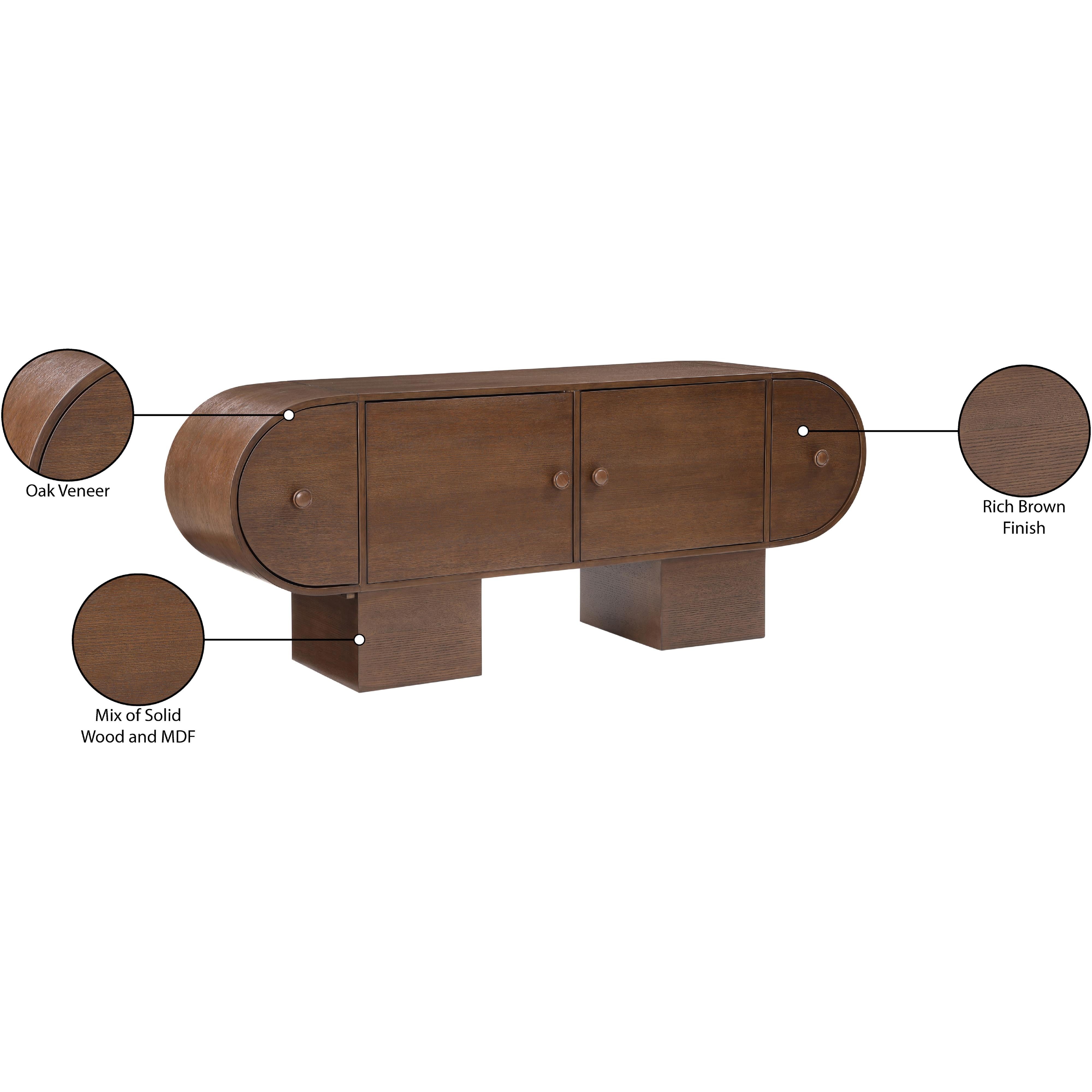 Meridian Harlow Brown Sideboard/Buffet