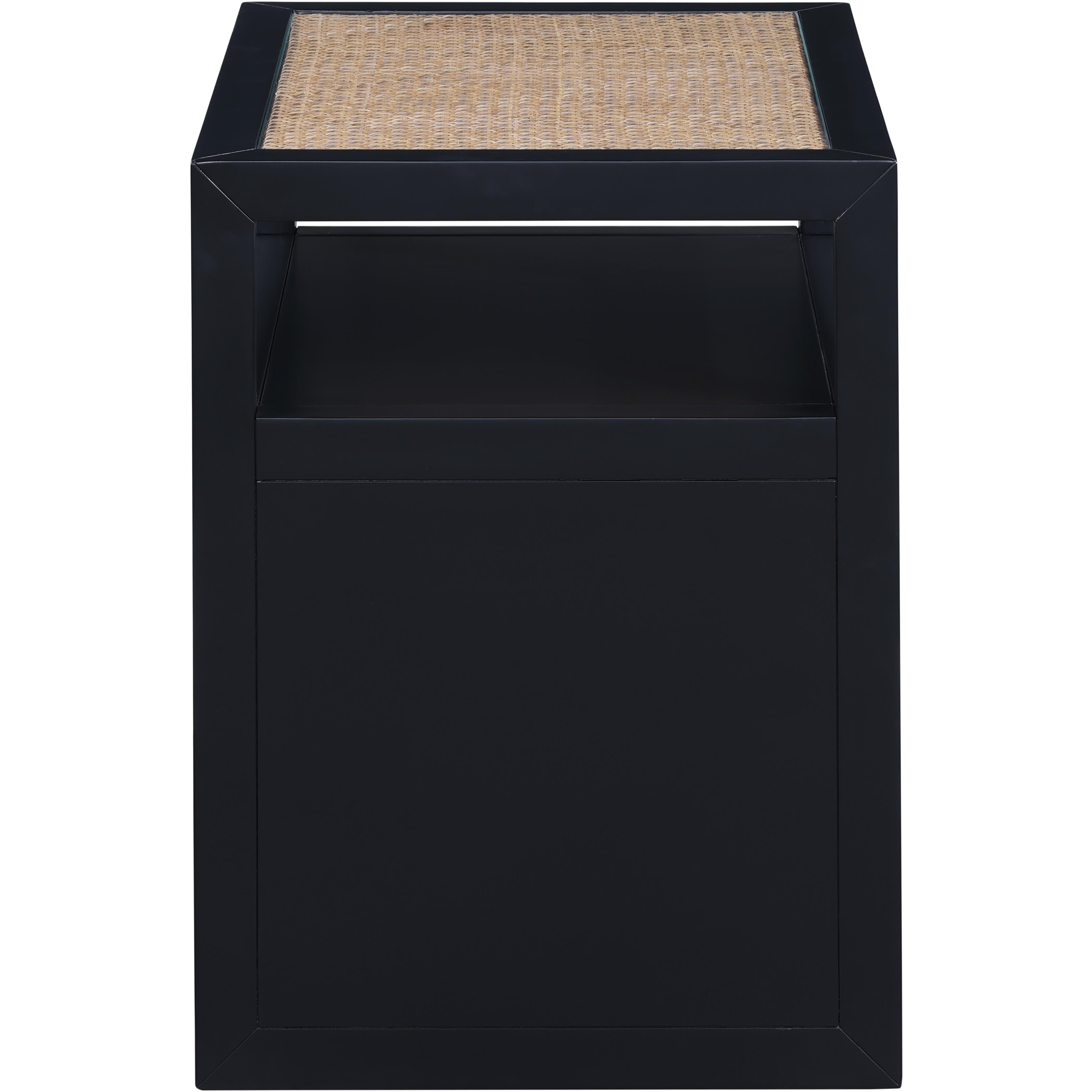 Meridian Cole Black Night Stand